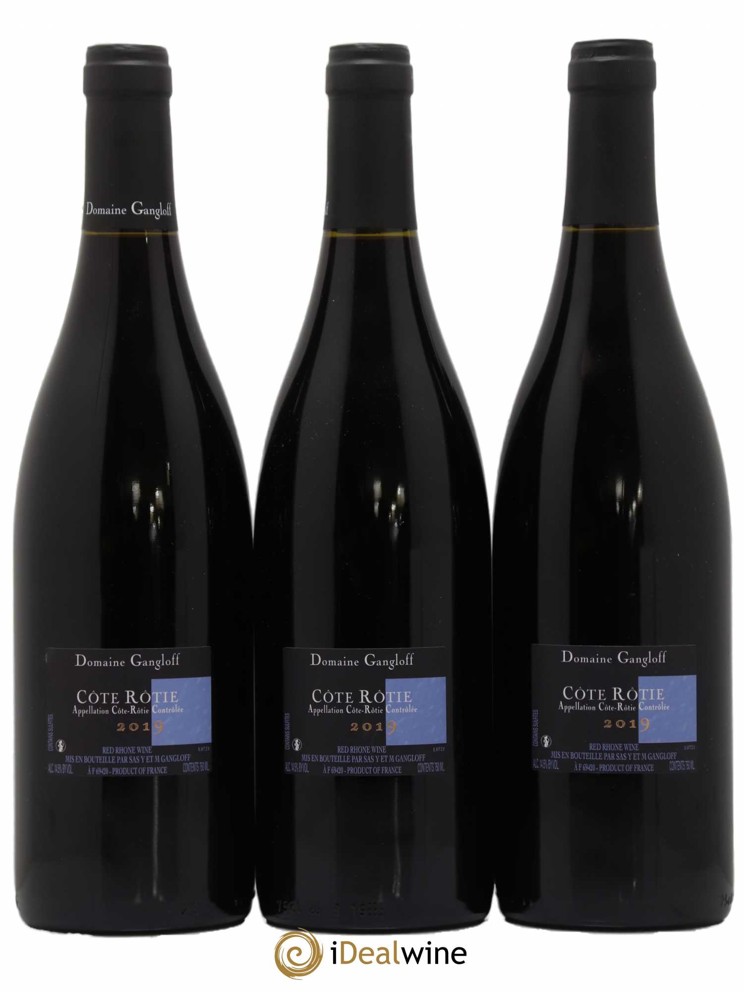 Côte-Rôtie La Barbarine Gangloff (Domaine) 2019 - Lot de 3 bouteilles - 1