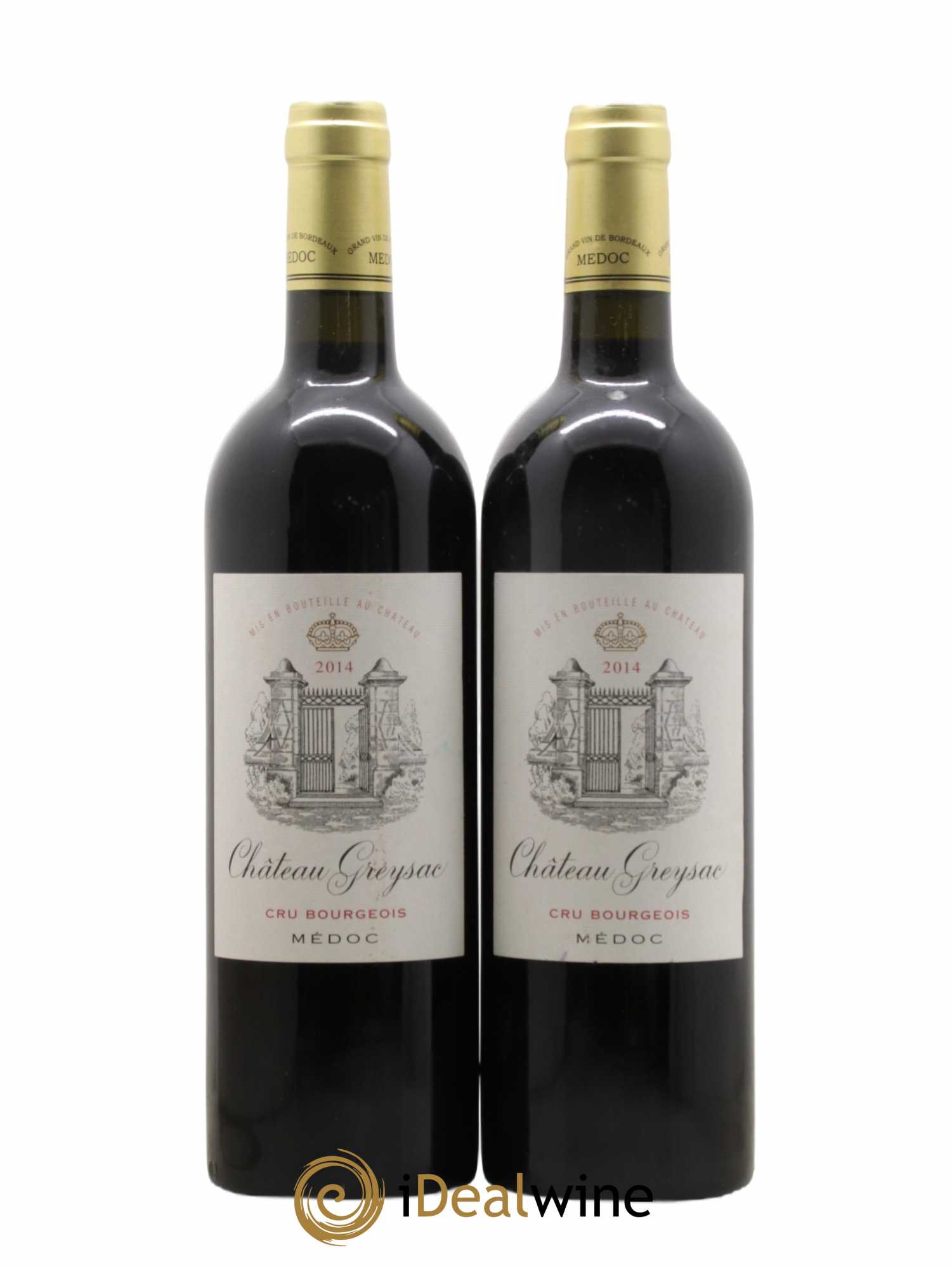 Château Greysac Cru Bourgeois (sans prix de réserve) 2014 - Lot de 2 bouteilles - 0