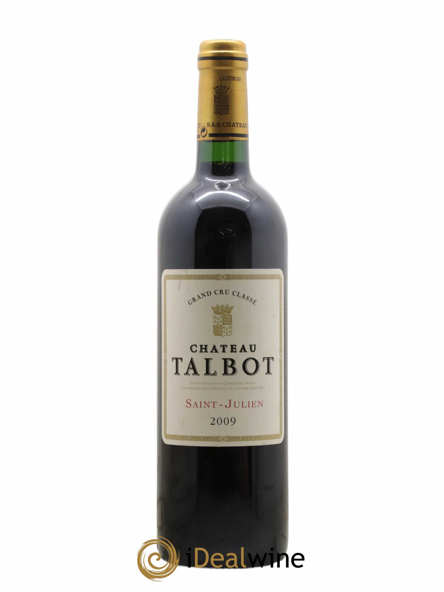 Château Talbot 4ème Grand Cru Classé 2009 - Lot de 1 bouteille - 0