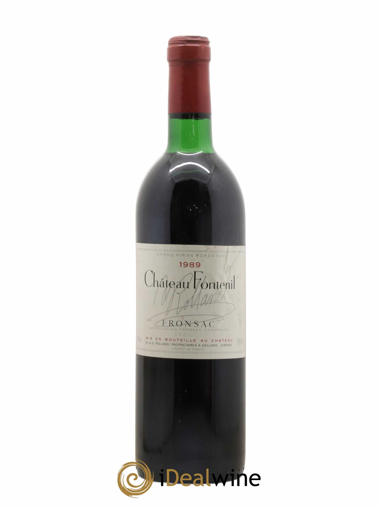 Château Fontenil 1989 - Lot de 1 bouteille - 0