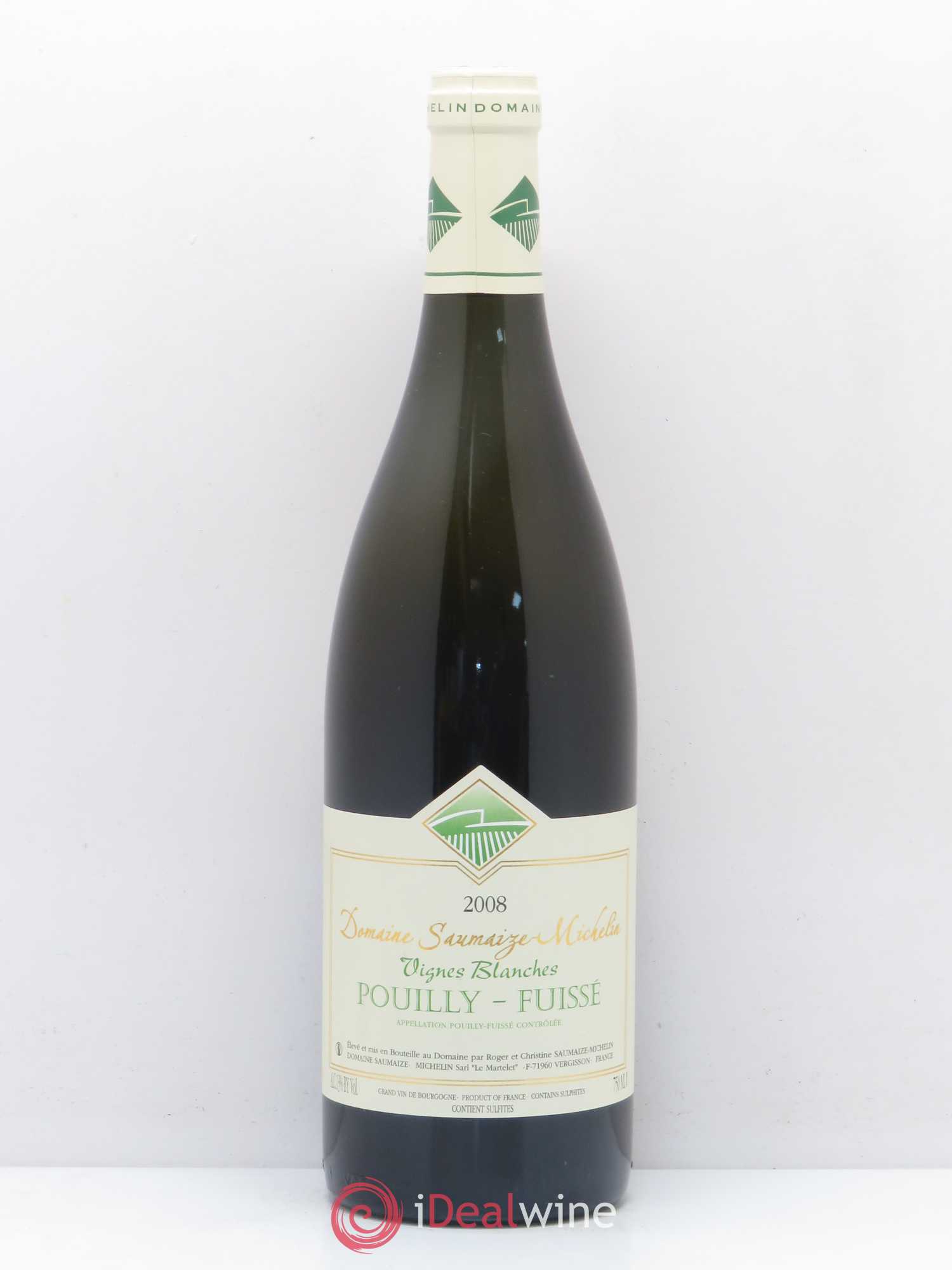 Pouilly-Fuissé Vignes Blanches Domaine Saumaize et Michelin 2008 - Posten von 1 Flasche - 0