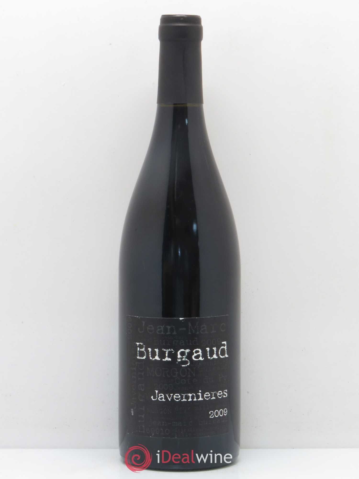 Morgon Javernières Jean-Marc Burgaud (Domaine) 2009 - Lot de 1 bouteille - 0