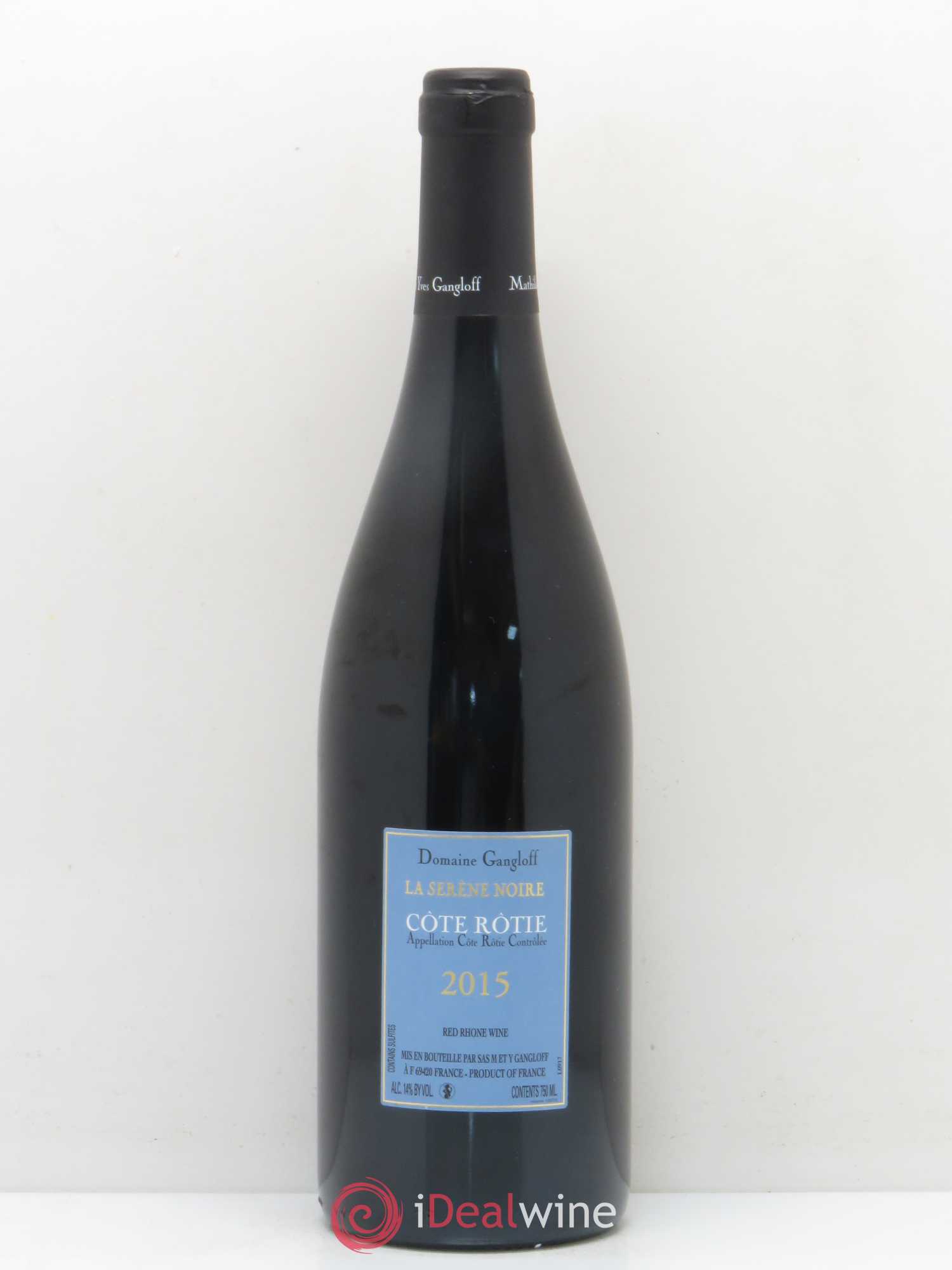 Côte-Rôtie La Sereine Noire Gangloff (Domaine) 2015 - Lot de 1 bouteille - 1