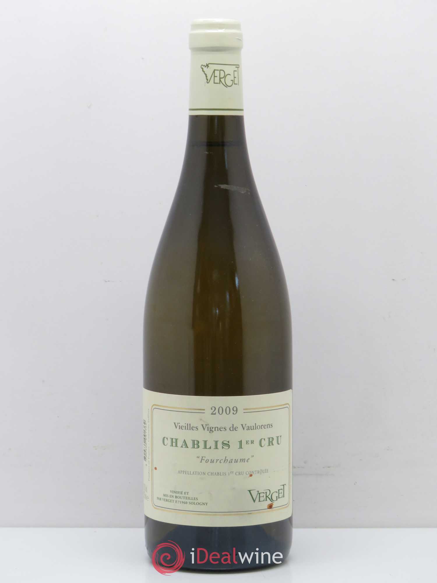 Chablis 1er Cru Fourchaume Vieilles Vignes De Vaulorens Verget 2009 - Posten von 1 Flasche - 0