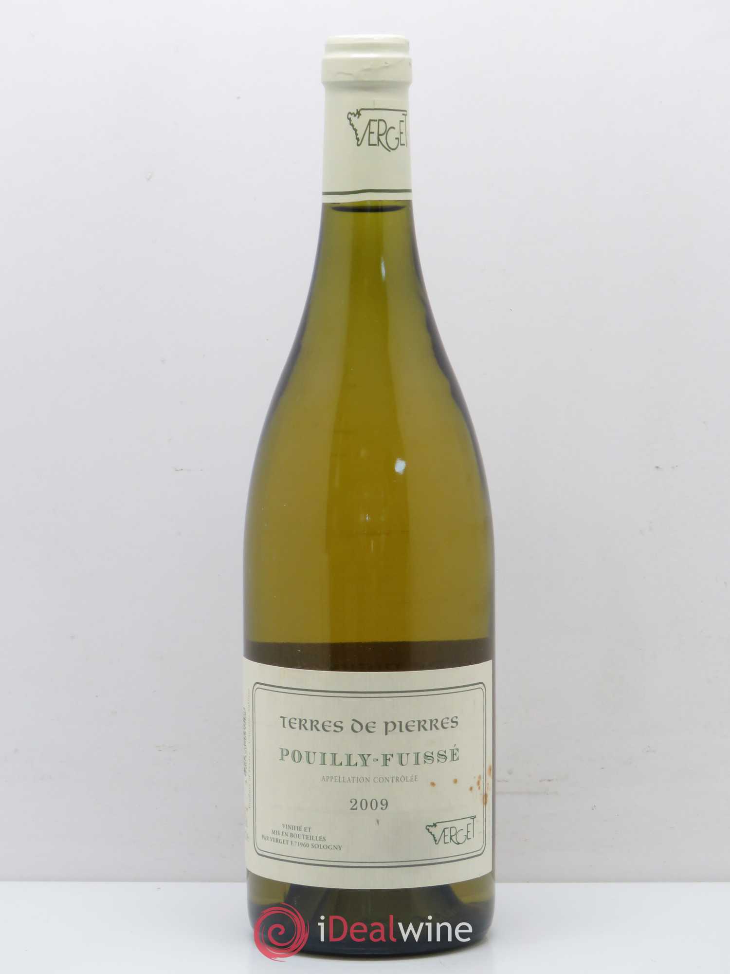 Pouilly-Fuissé Terres De Pierres Verget 2009 - Posten von 1 Flasche - 0