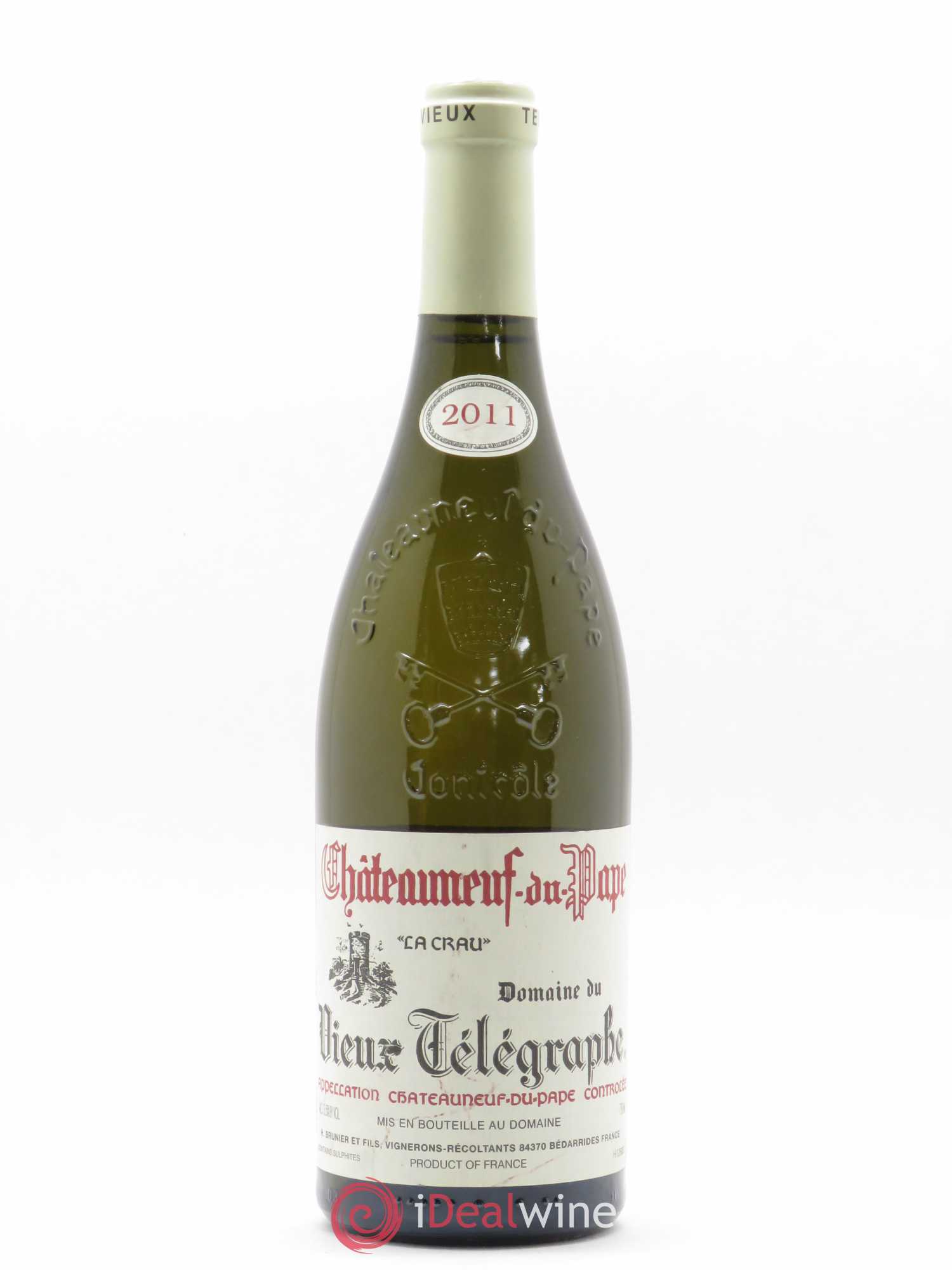 Châteauneuf-du-Pape Vieux Télégraphe (Domaine du) Vignobles Brunier La Crau 2011 - Lot de 1 bouteille - 0