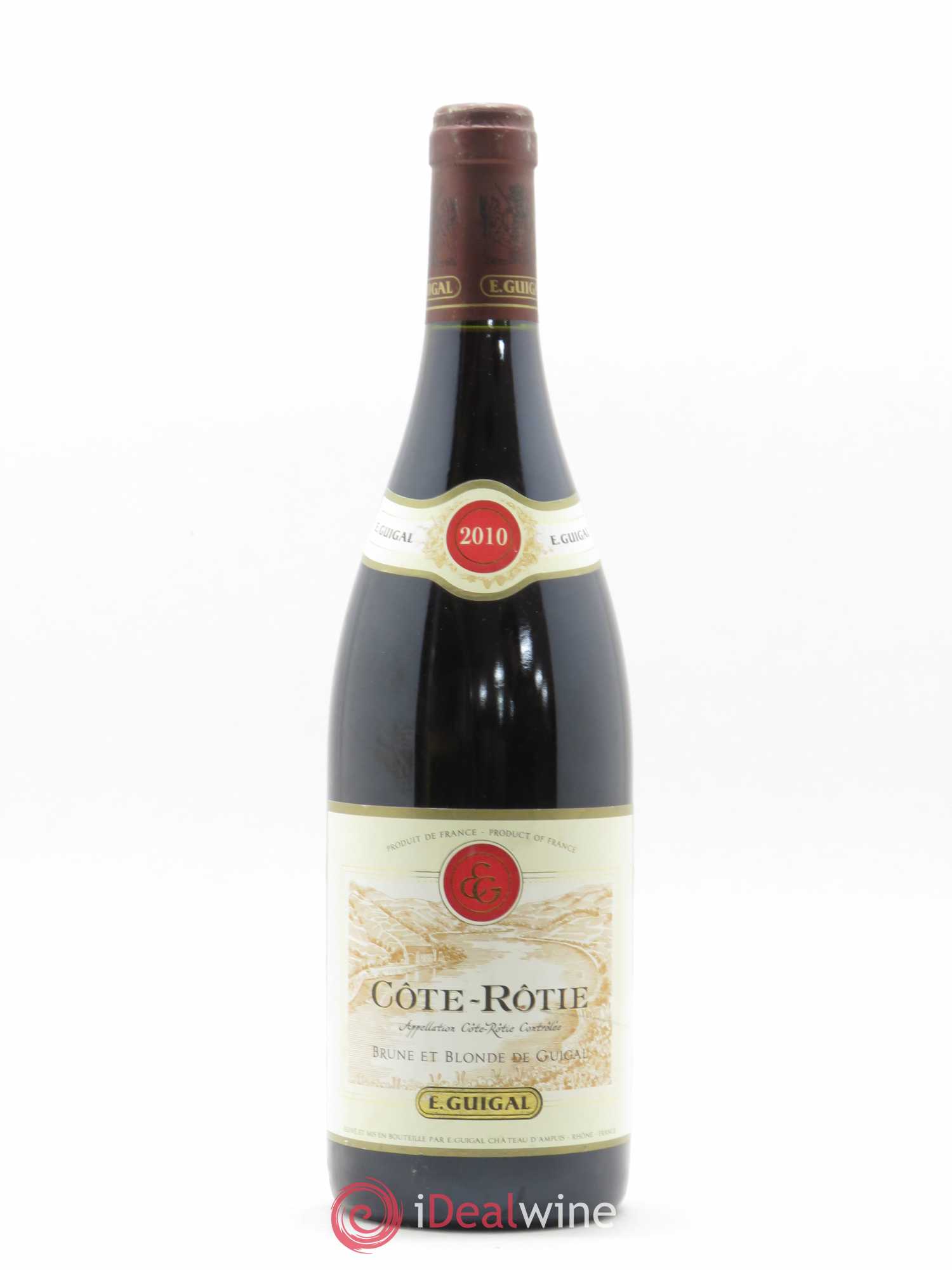 Côte-Rôtie Côtes Brune et Blonde Guigal 2010 - Lot de 1 bouteille - 0