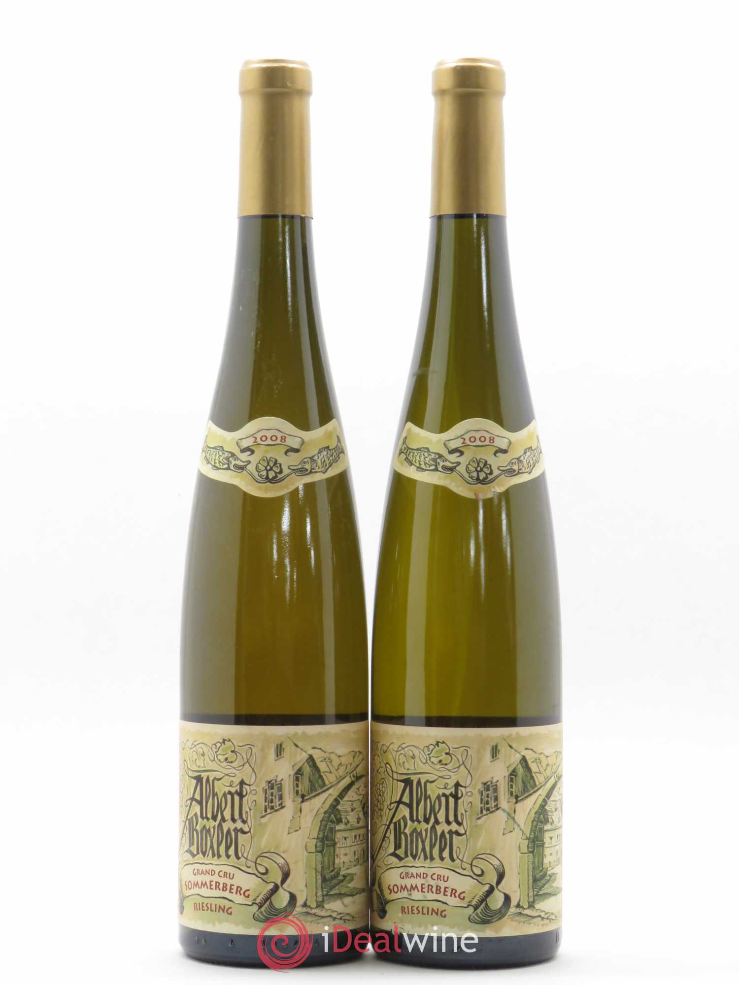 Alsace Riesling Grand Cru Sommerberg Albert Boxler 2008 - Lot de 2 bouteilles - 0