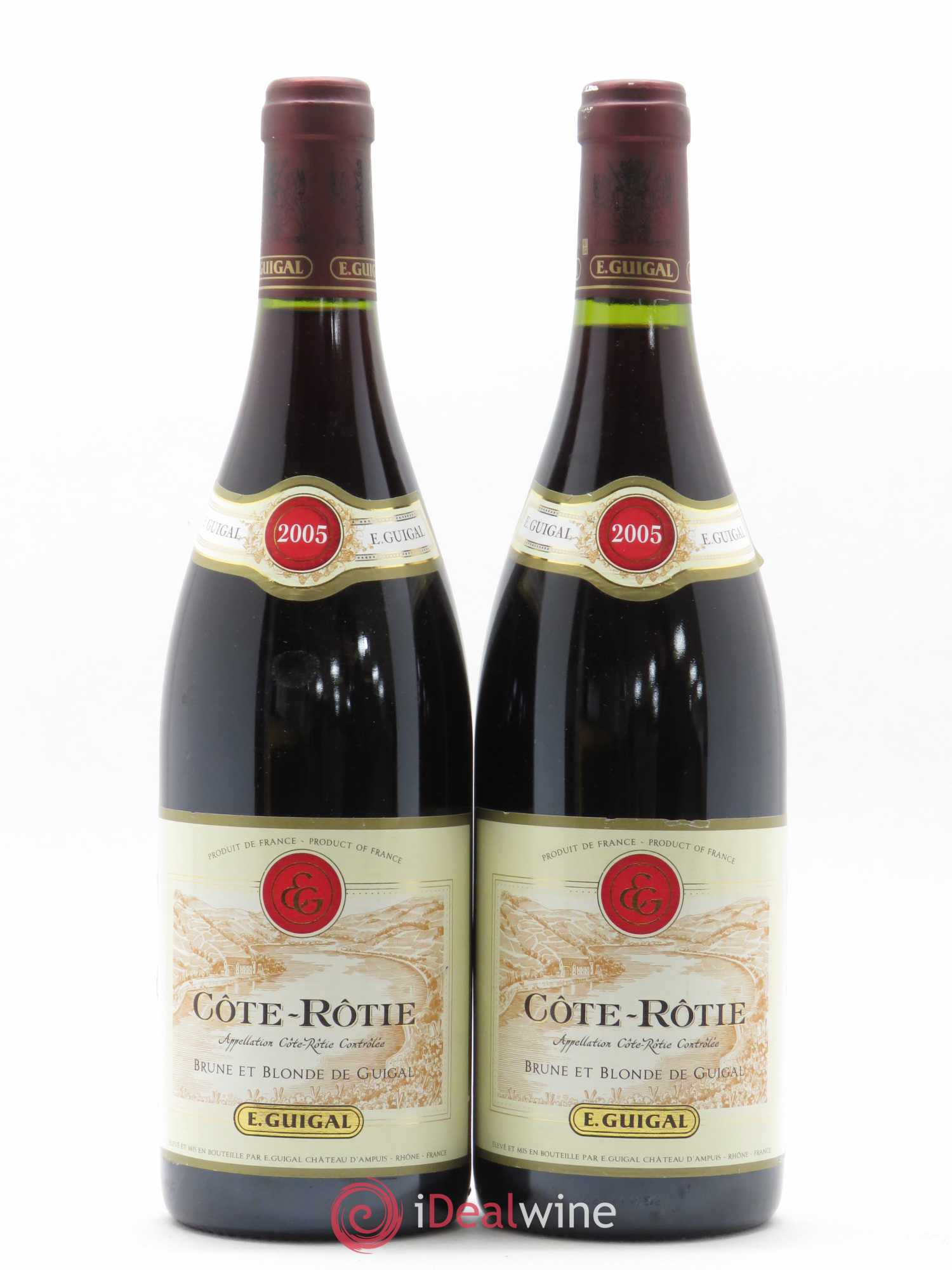 Côte-Rôtie Côtes Brune et Blonde Guigal 2005 - Lot de 2 bouteilles - 0