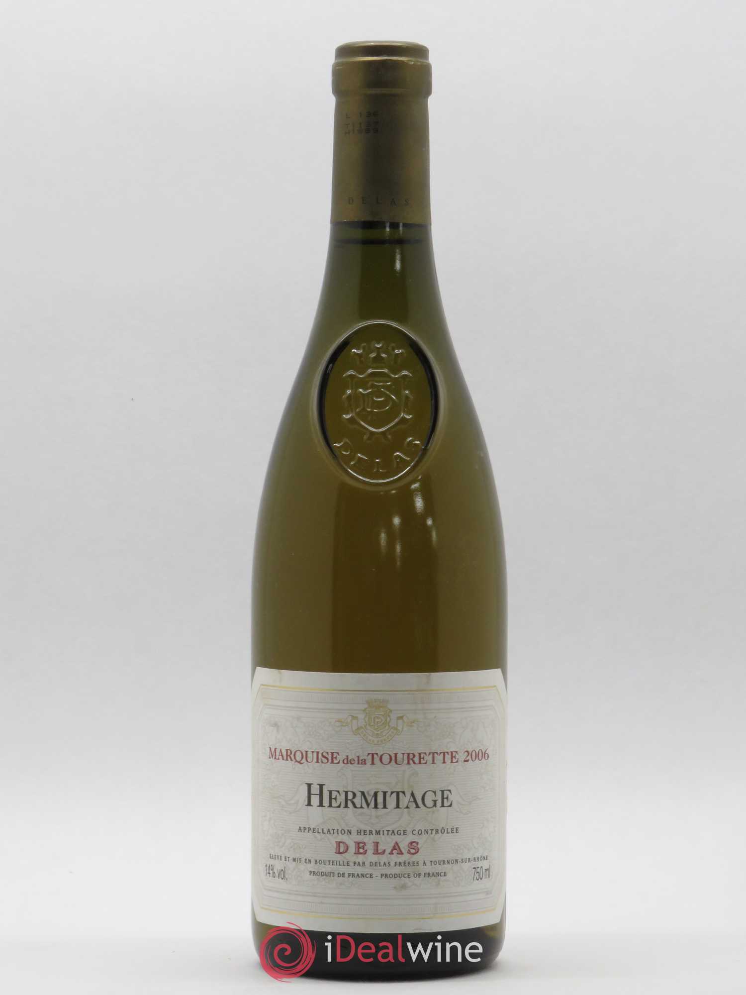 Hermitage Marquise de la Tourette Delas Frères 2006 - Lot de 1 bouteille - 0