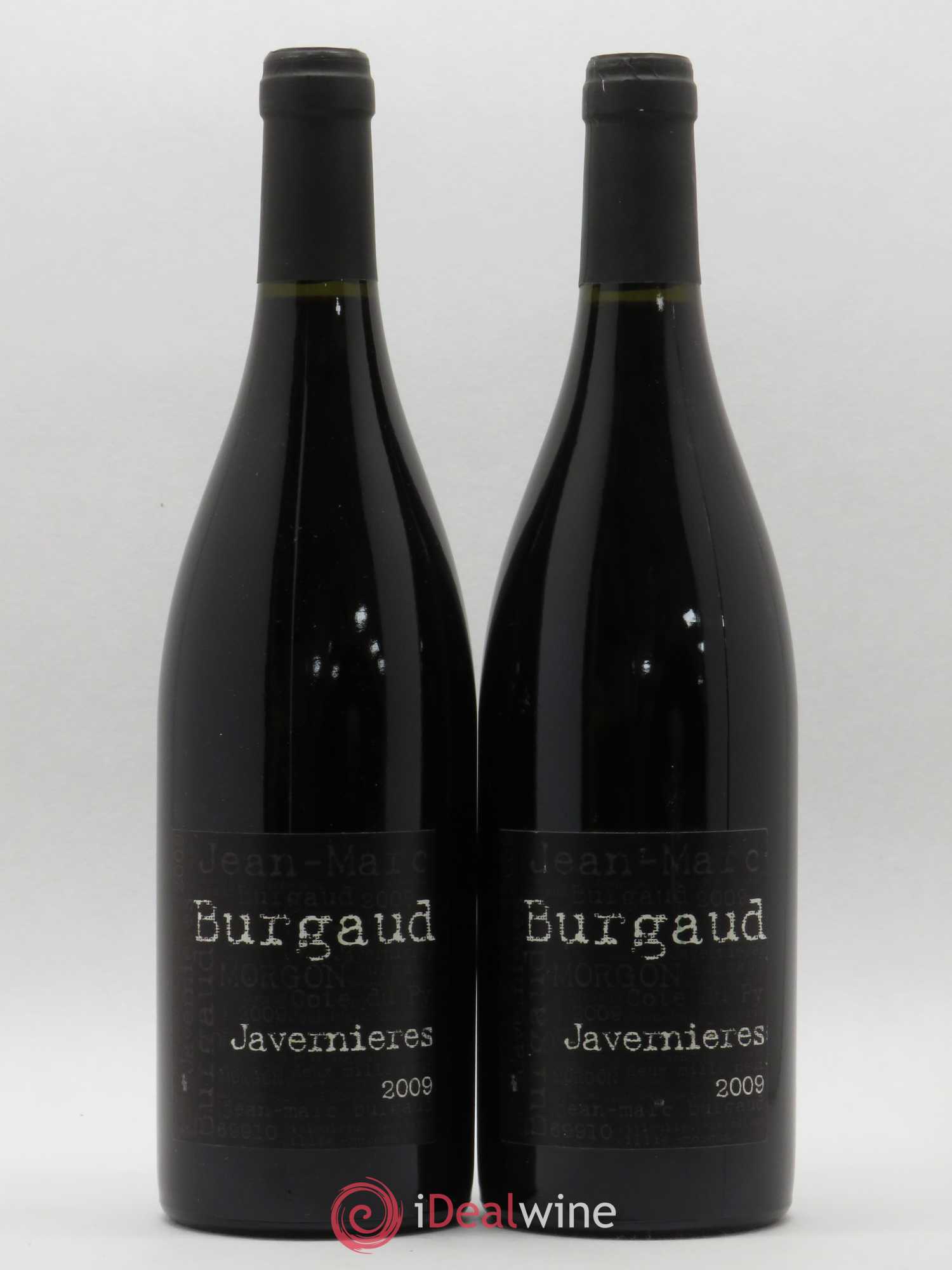 Morgon Côte du Py Javernières Jean-Marc Burgaud (Domaine) 2009 - Lot de 2 bouteilles - 0