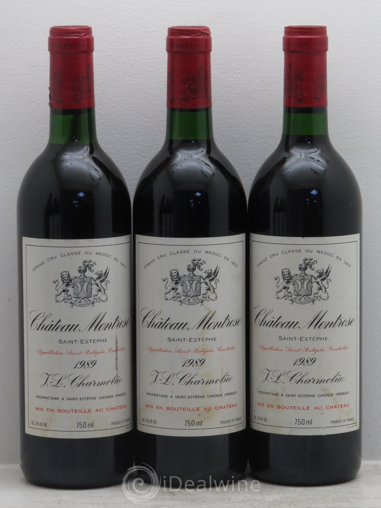 Château Montrose 2ème Grand Cru Classé 1989 - Lot de 6 bouteilles - 1