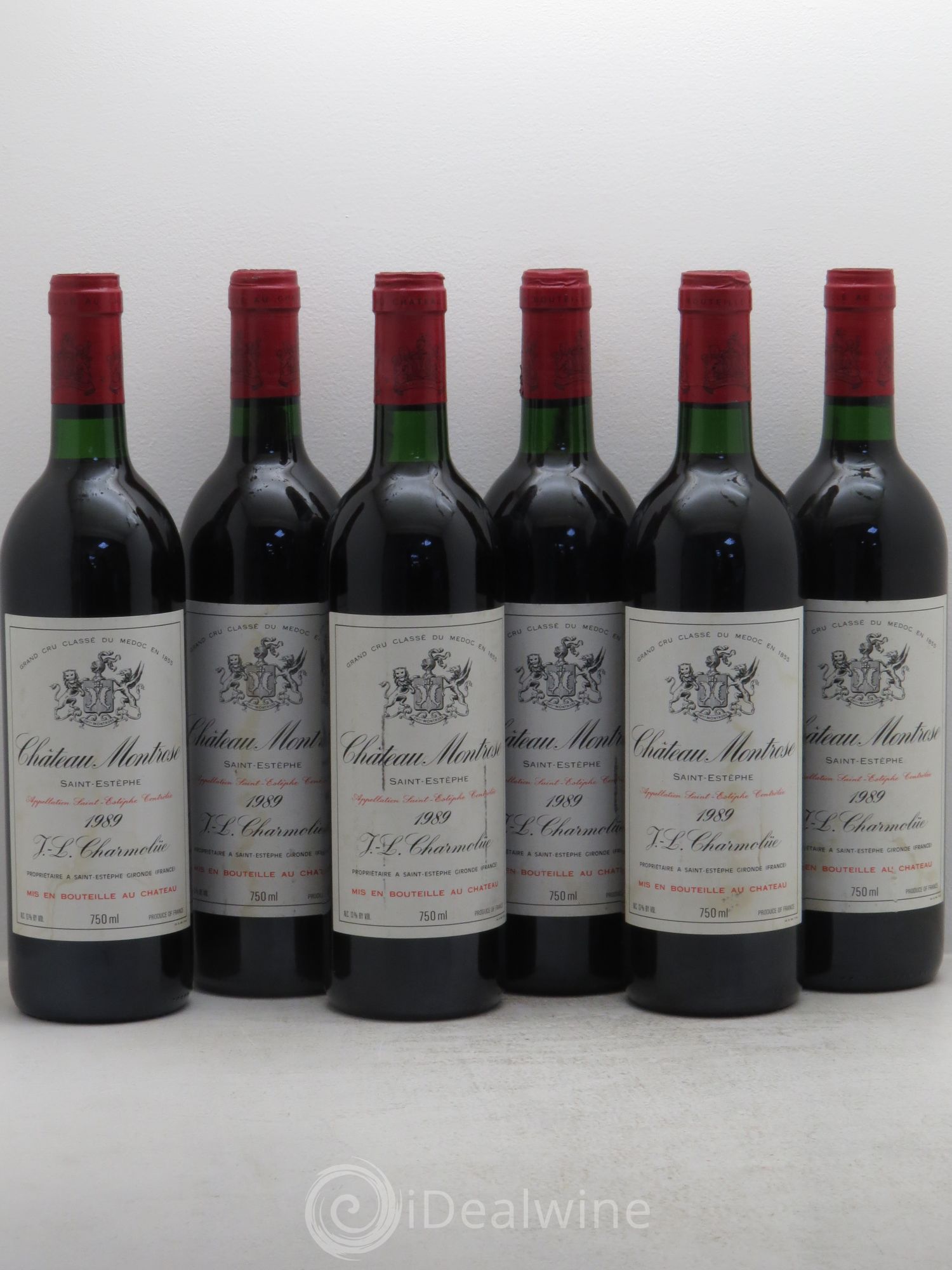 Château Montrose 2ème Grand Cru Classé 1989 - Lot de 6 bouteilles - 0