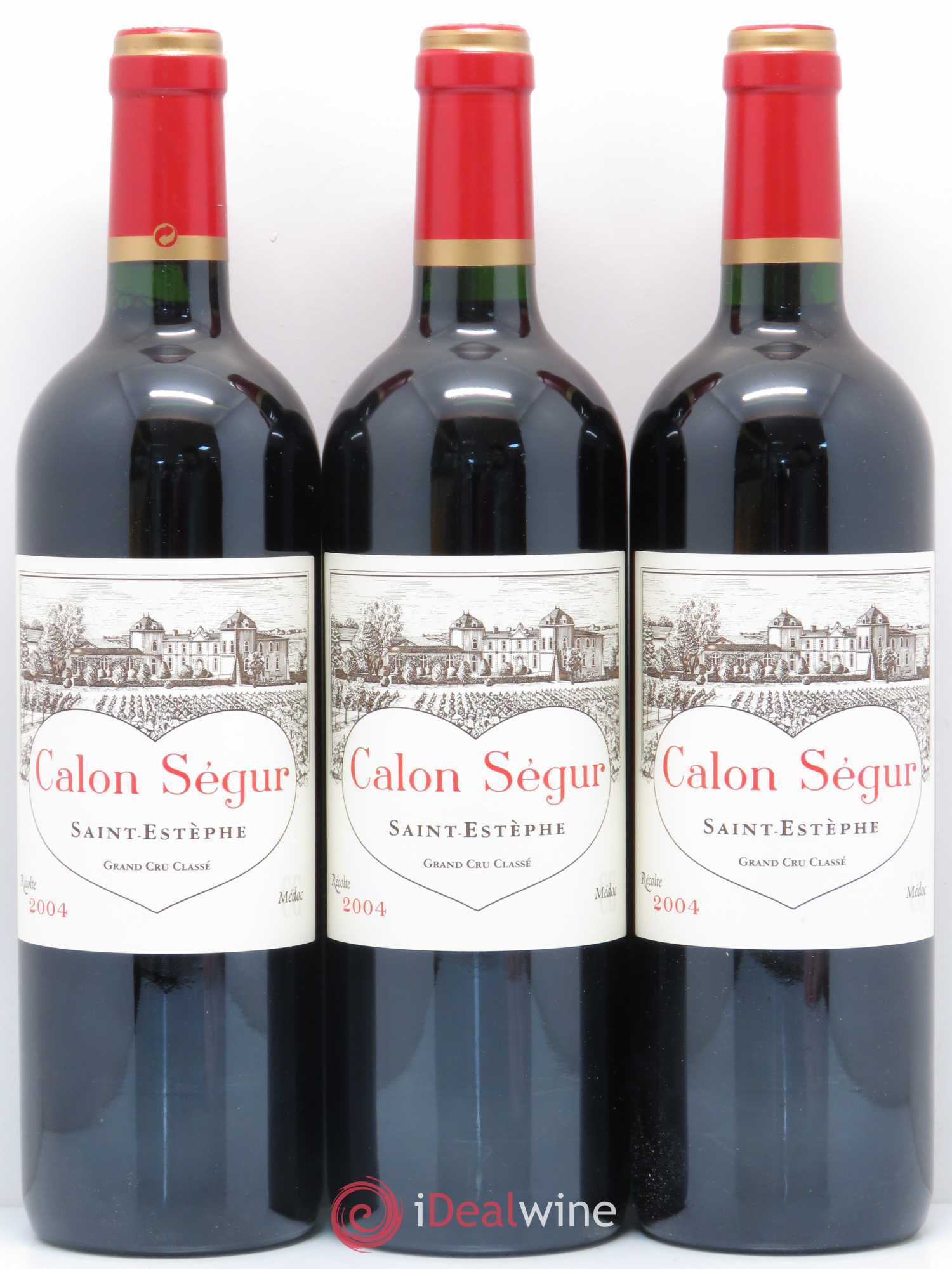 Château Calon Ségur 3ème Grand Cru Classé 2004 - Lot de 6 bouteilles - 2