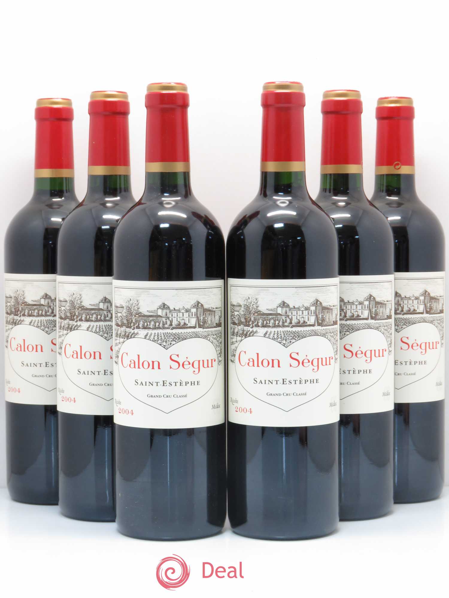 Château Calon Ségur 3ème Grand Cru Classé 2004 - Lot de 6 bouteilles - 0