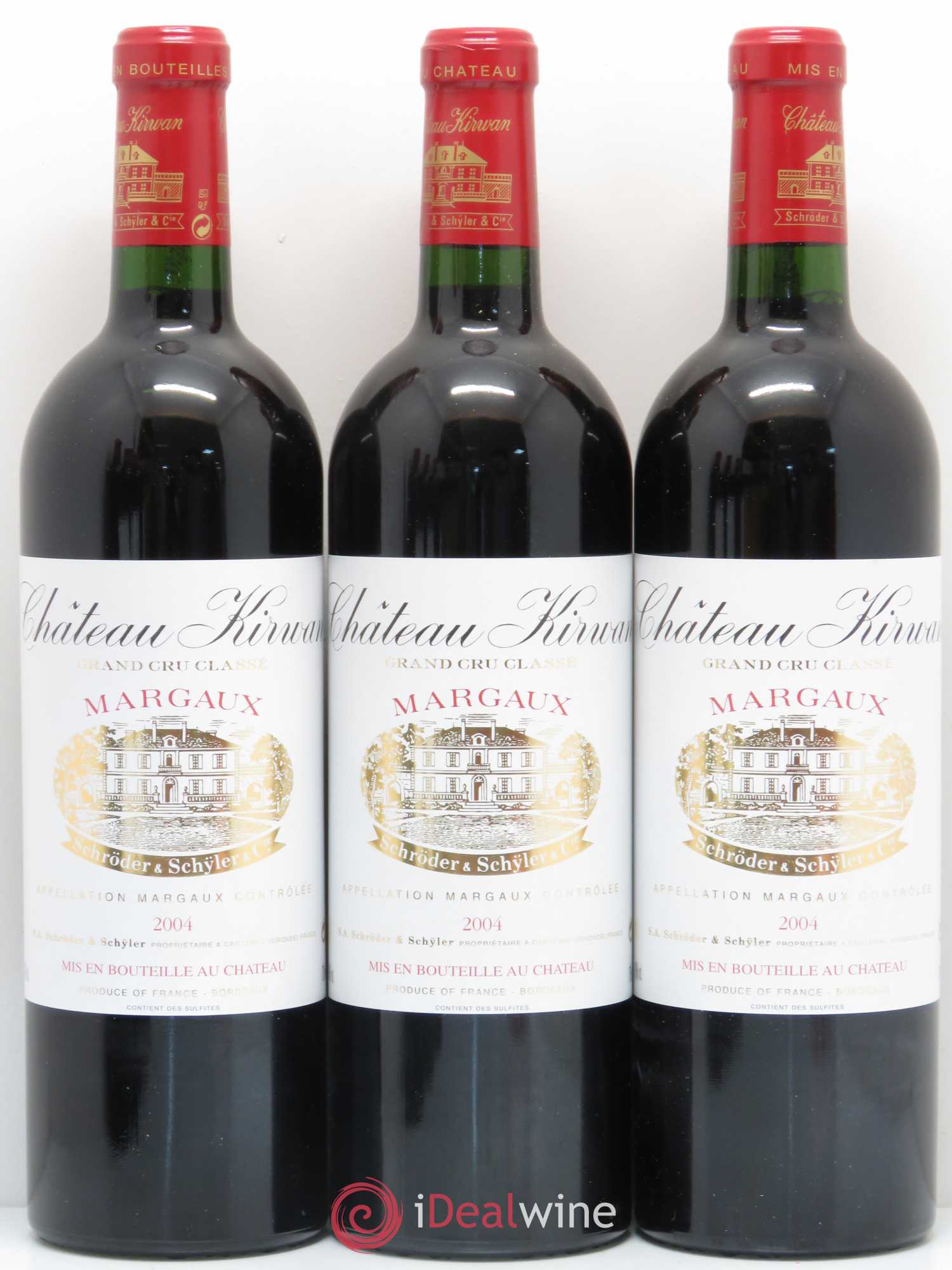 Château Kirwan 3ème Grand Cru Classé 2004 - Lot de 12 bouteilles - 1
