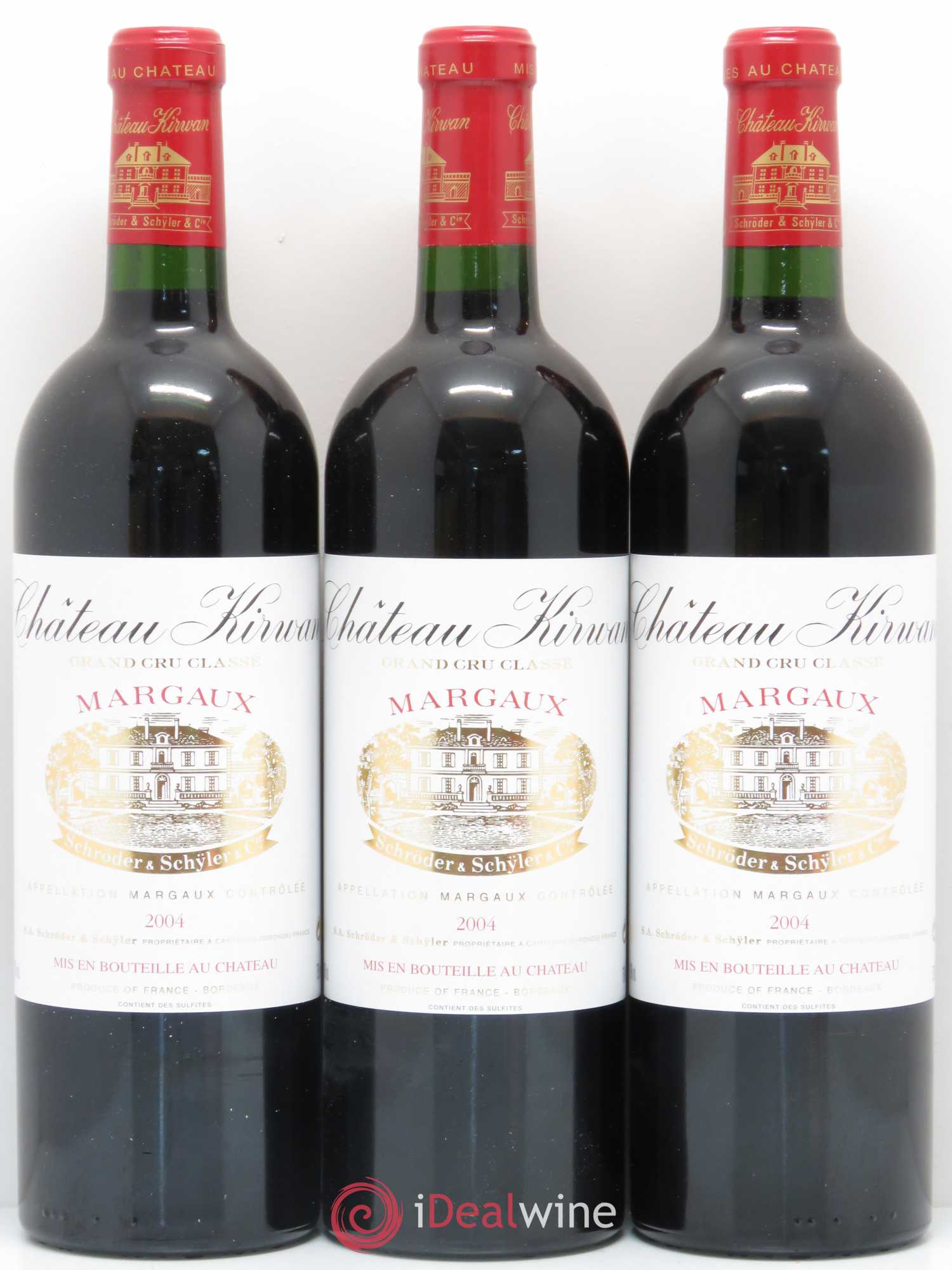 Château Kirwan 3ème Grand Cru Classé 2004 - Lot de 12 bouteilles - 2