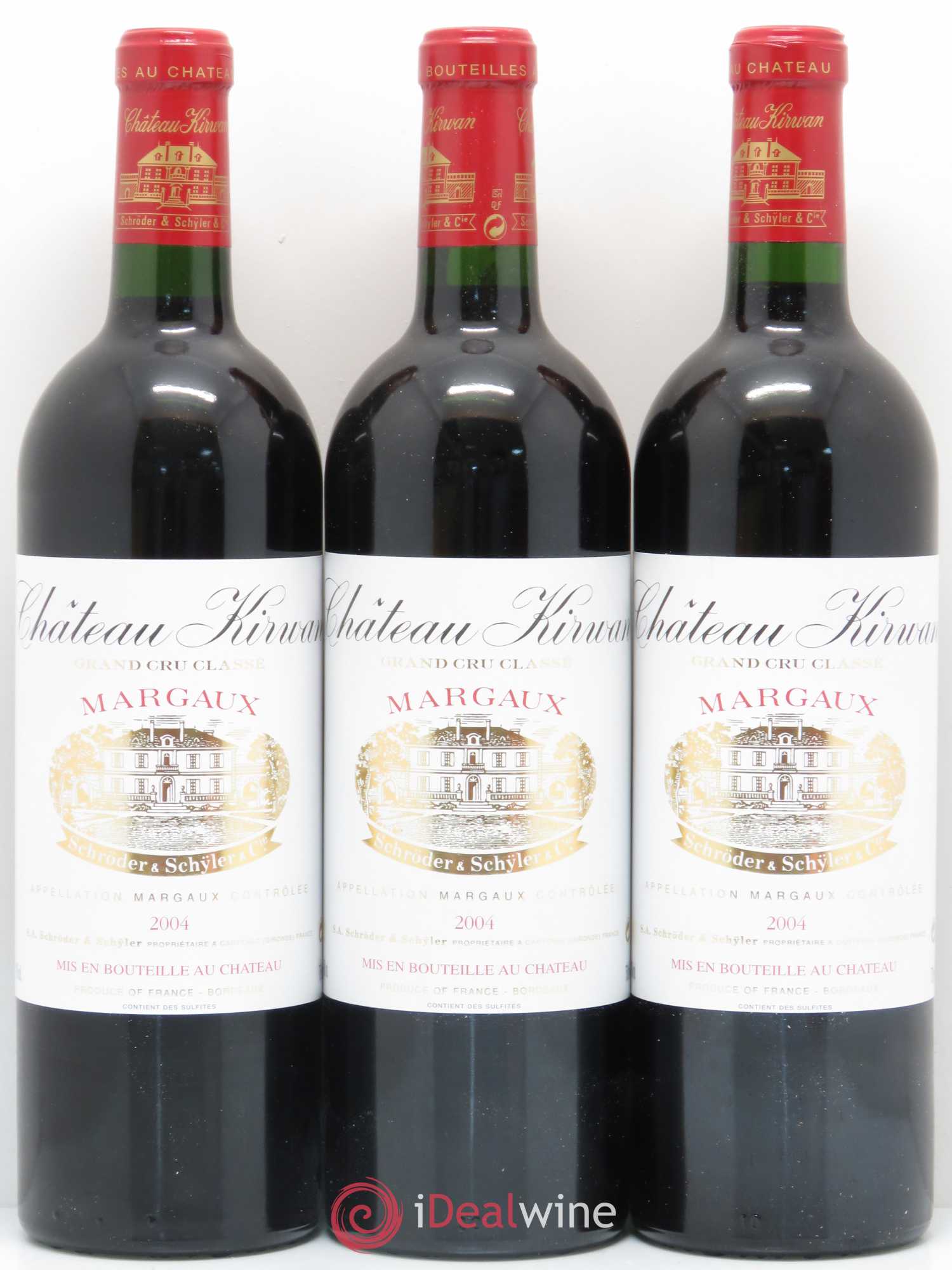 Château Kirwan 3ème Grand Cru Classé 2004 - Lot de 12 bouteilles - 3