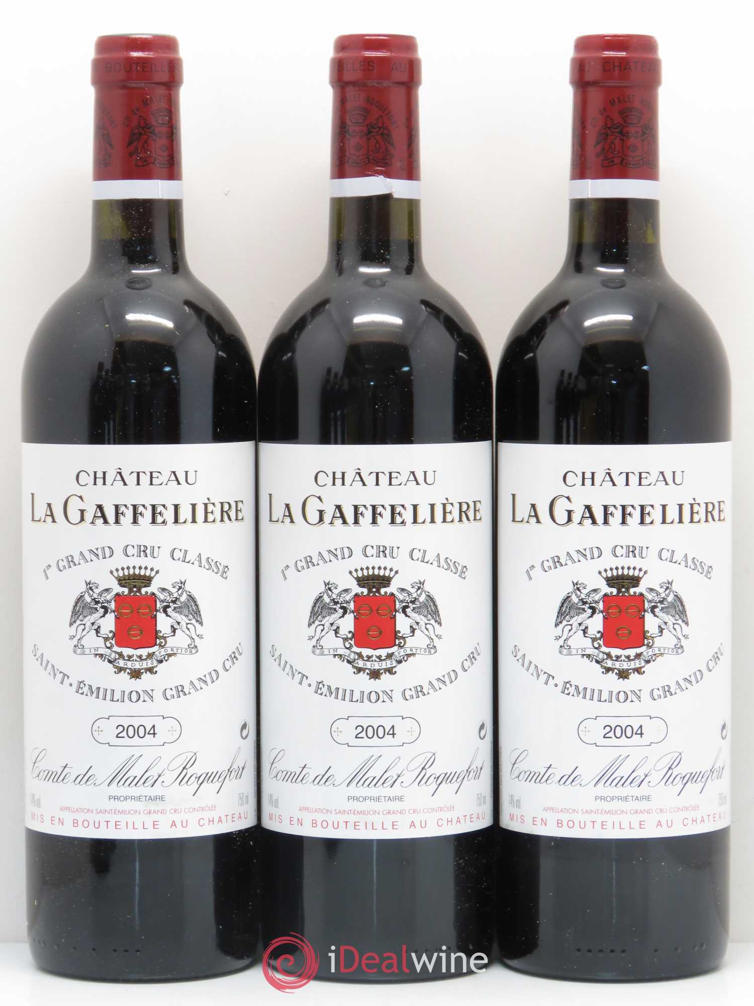 Château la Gaffelière 1er Grand Cru Classé B 2004 - Lot de 12 bouteilles - 1