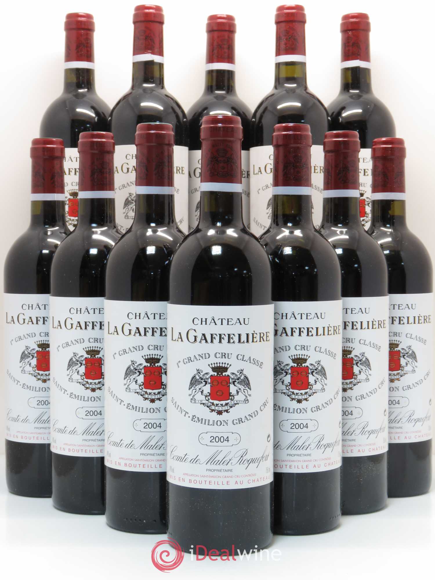 Château la Gaffelière 1er Grand Cru Classé B 2004 - Lot de 12 bouteilles - 0