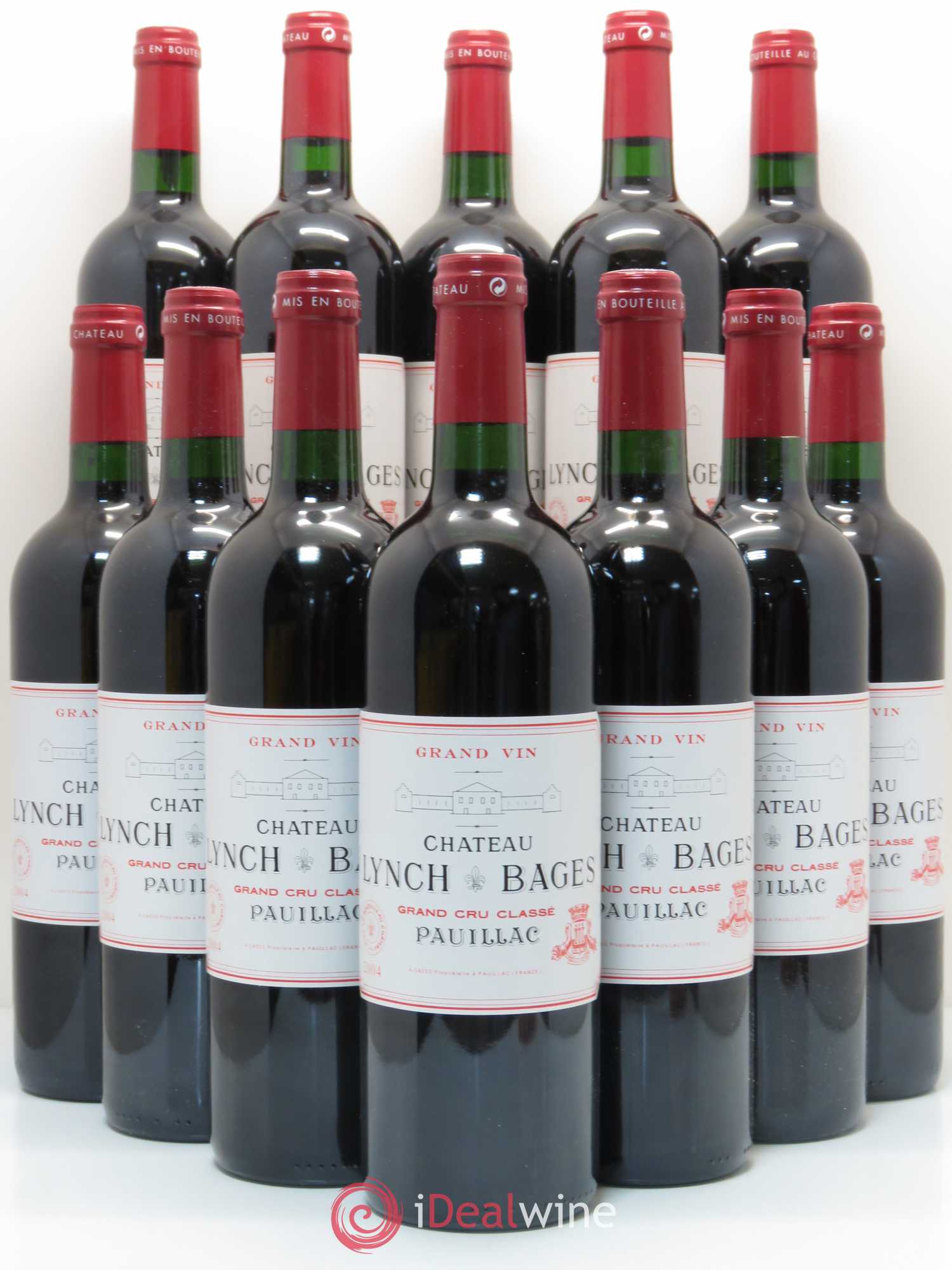 Château Lynch Bages 5ème Grand Cru Classé 2004 - Lot de 12 bouteilles - 0