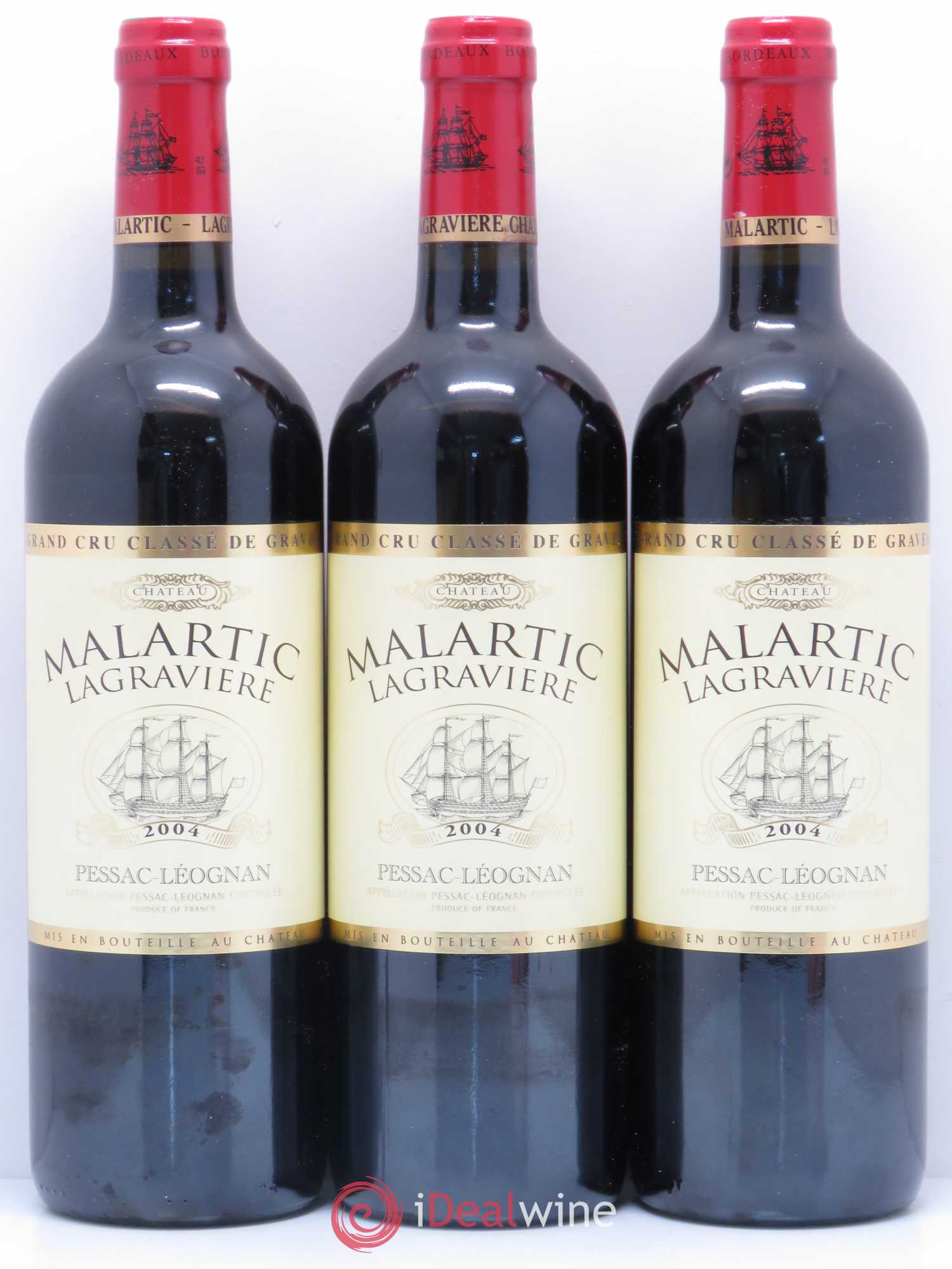 Château Malartic-Lagravière Cru Classé de Graves 2004 - Lot de 12 bouteilles - 2