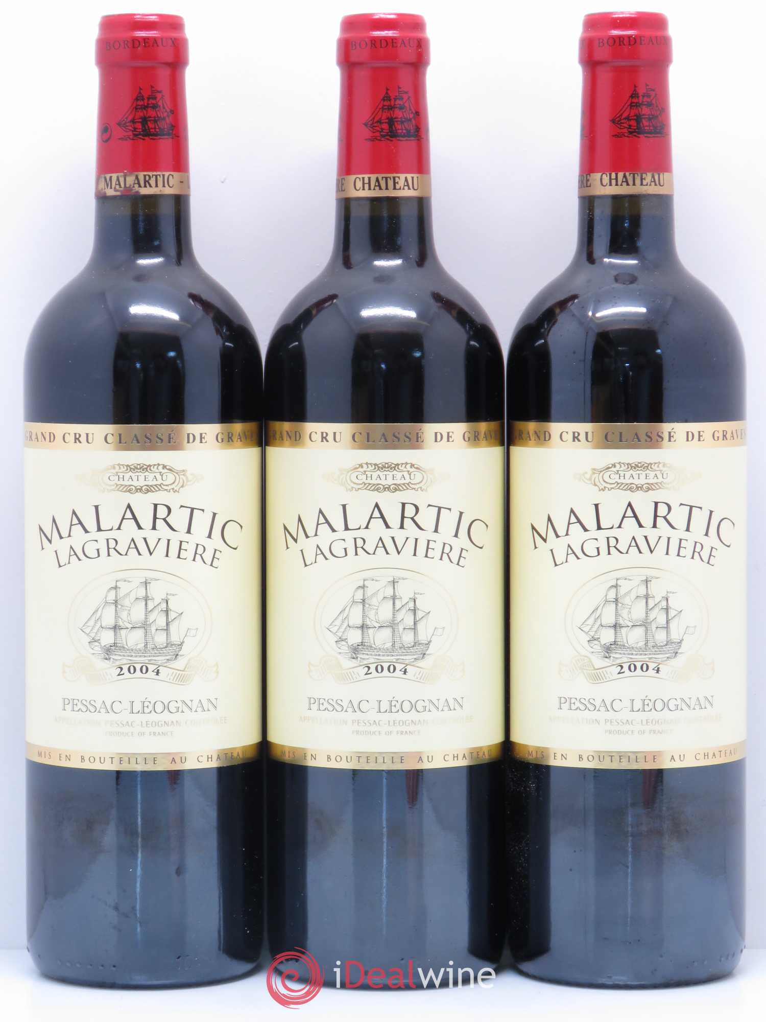 Château Malartic-Lagravière Cru Classé de Graves 2004 - Lot de 12 bouteilles - 3