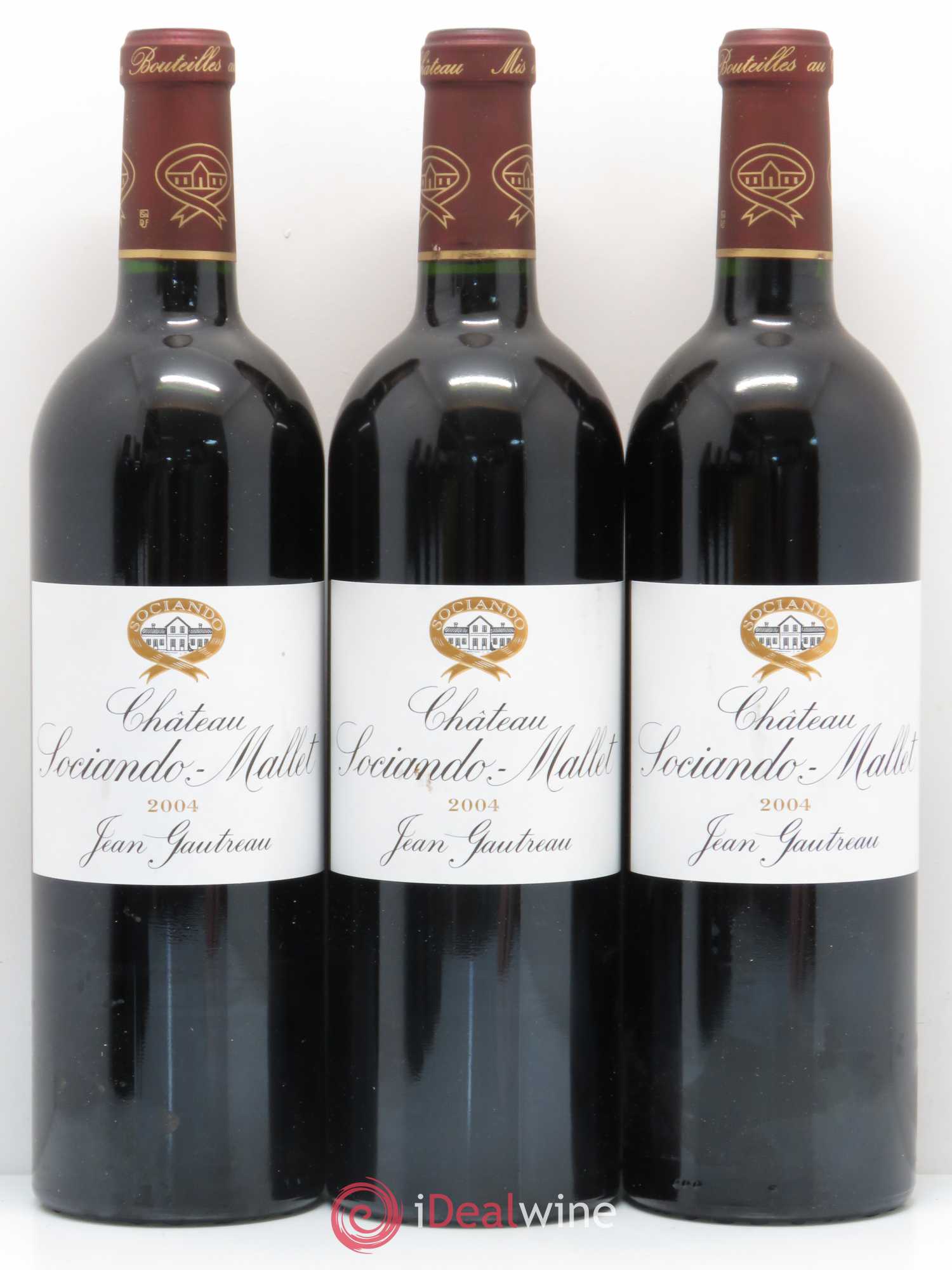 Château Sociando Mallet 2004 - Lot de 12 bouteilles - 1
