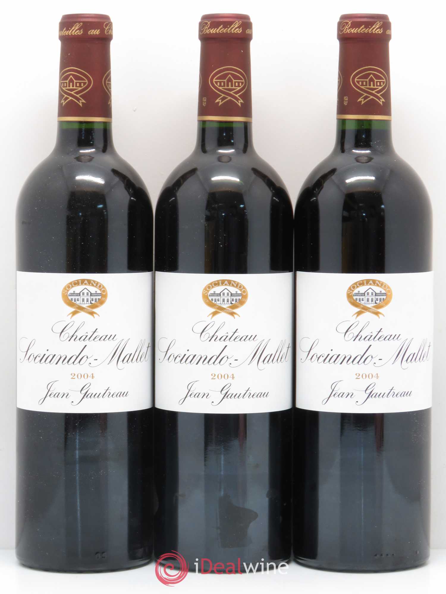 Château Sociando Mallet 2004 - Lot de 12 bouteilles - 2