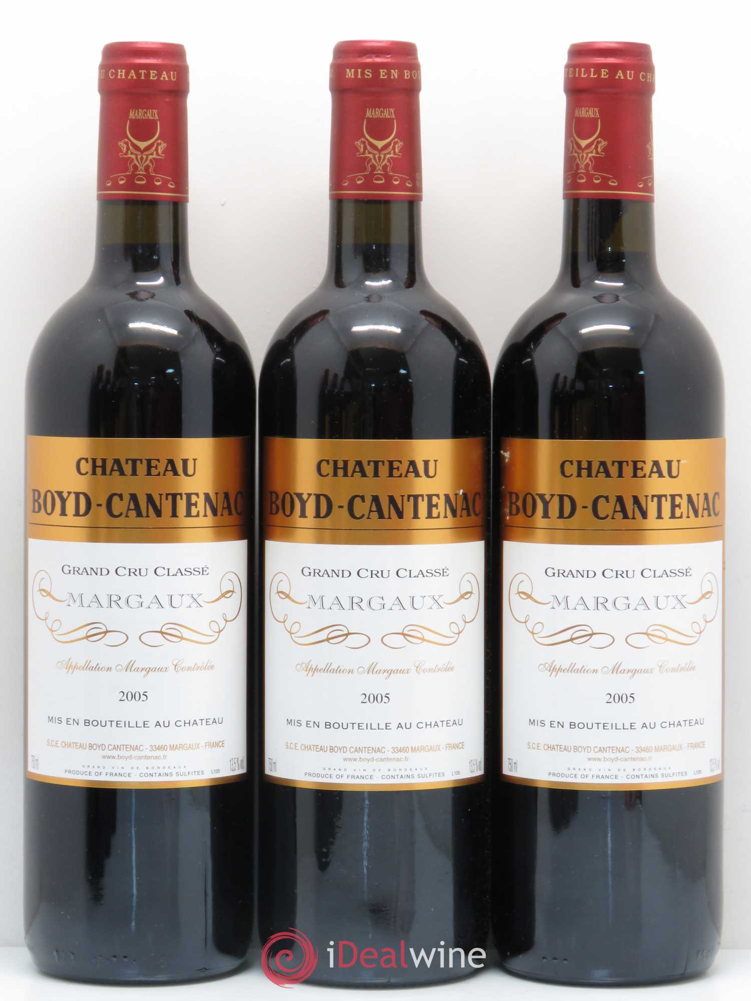 Château Boyd Cantenac 3ème Grand Cru Classé 2005 - Lot de 12 bouteilles - 1
