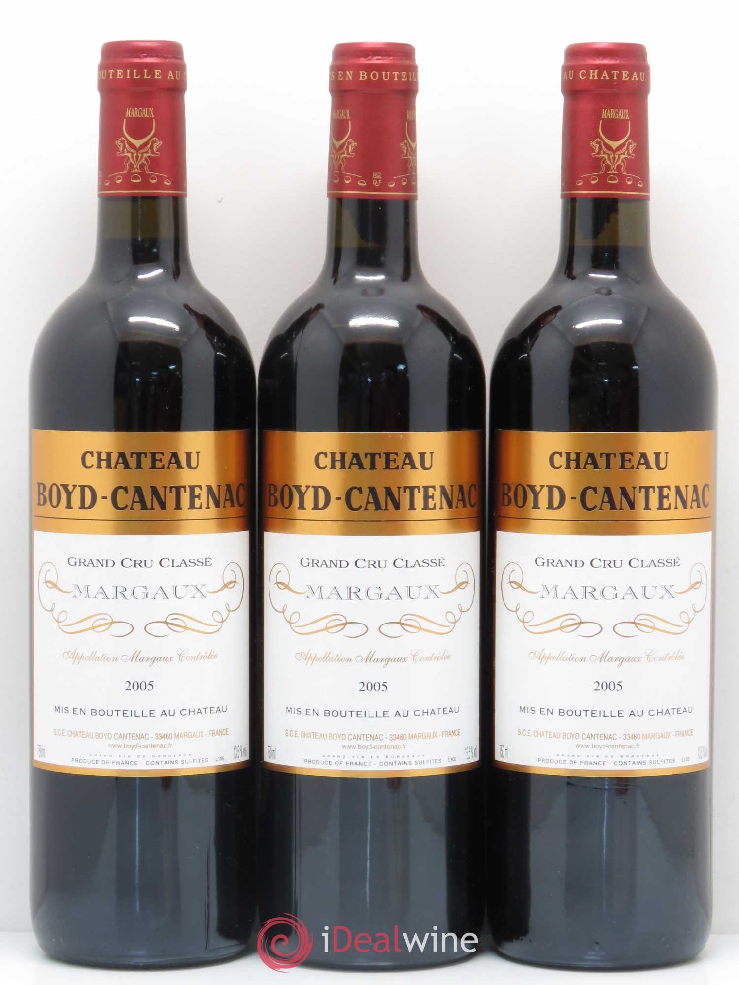 Château Boyd Cantenac 3ème Grand Cru Classé 2005 - Lot de 12 bouteilles - 3