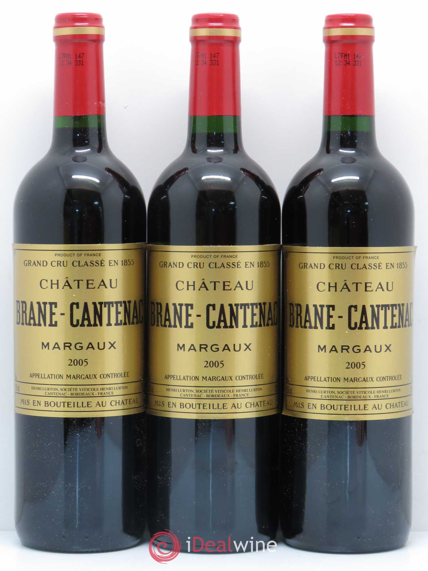Château Brane Cantenac 2ème Grand Cru Classé 2005 - Lot de 12 bouteilles - 4