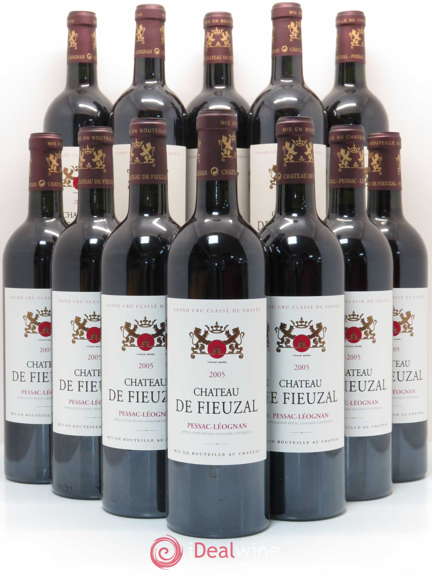 Château de Fieuzal Cru Classé de Graves 2005 - Lot de 12 bouteilles - 0