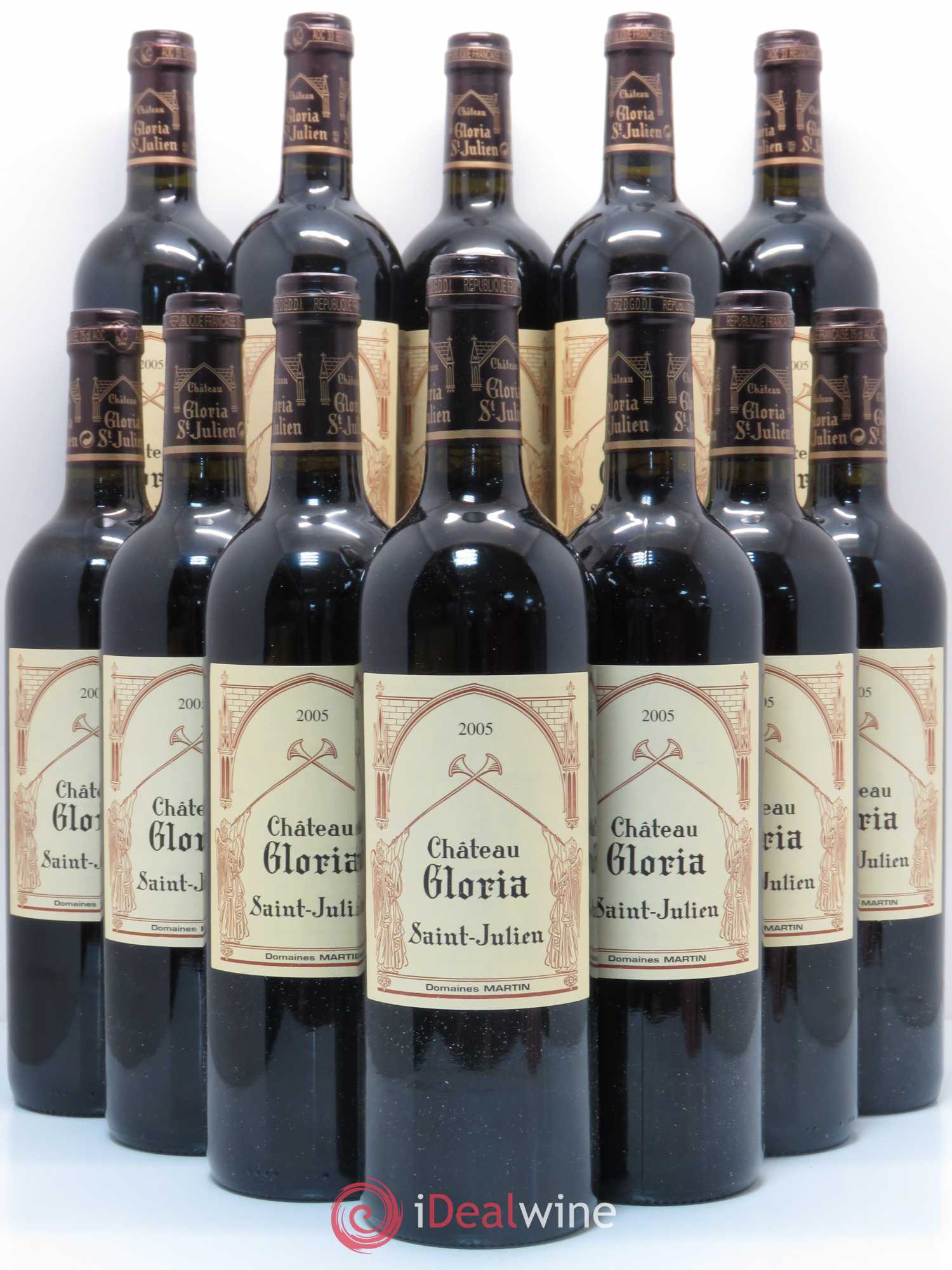 Château Gloria 2005 - Lot de 12 bouteilles - 0