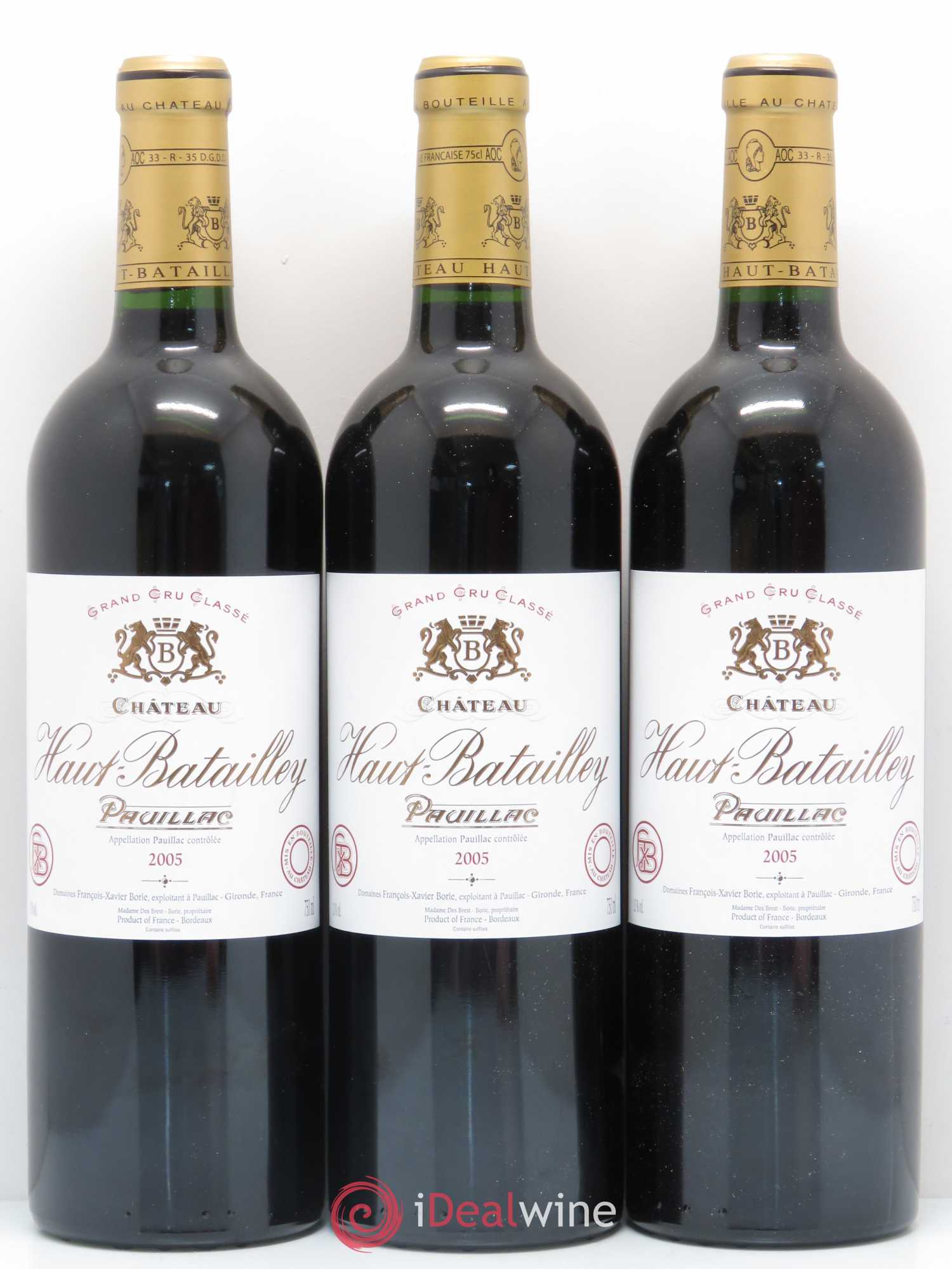 Château Haut Batailley 5ème Grand Cru Classé 2005 - Lot de 12 bouteilles - 2