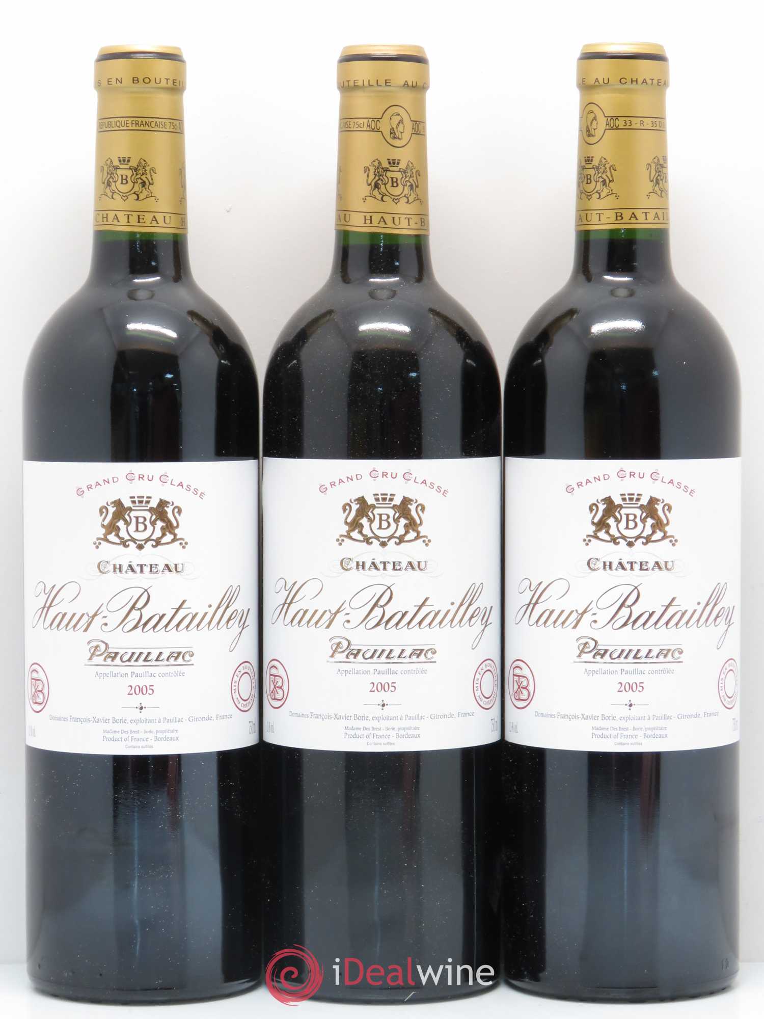Château Haut Batailley 5ème Grand Cru Classé 2005 - Lot de 12 bouteilles - 3