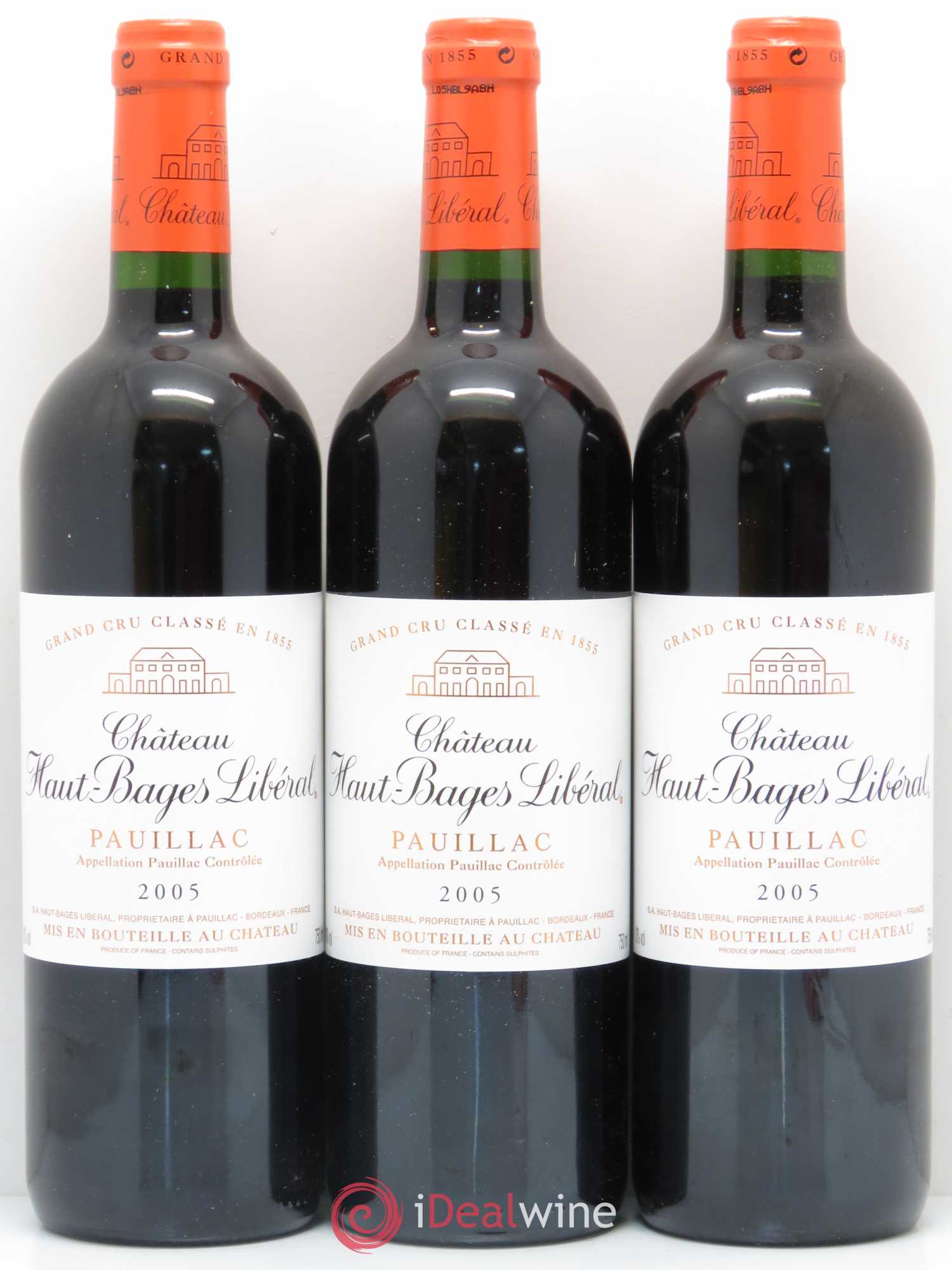 Château Haut Bages Libéral 5ème Grand Cru Classé 2005 - Lot de 12 bouteilles - 2