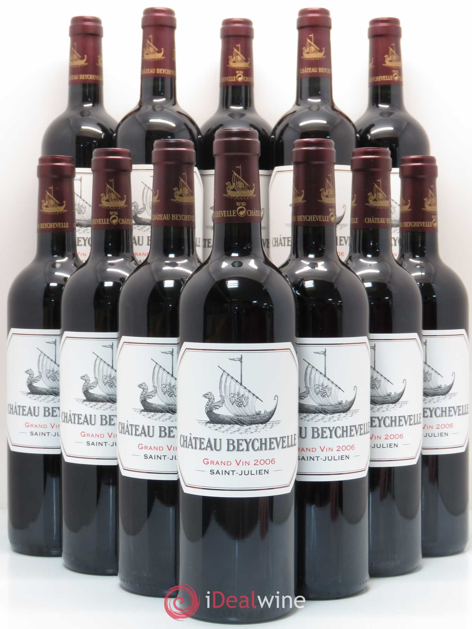 Château Beychevelle 4ème Grand Cru Classé 2006 - Lot de 12 bouteilles - 0