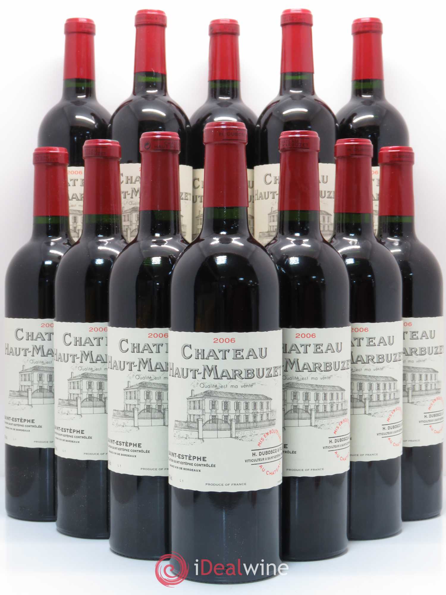 Château Haut Marbuzet 2006 - Lot de 12 bouteilles - 0