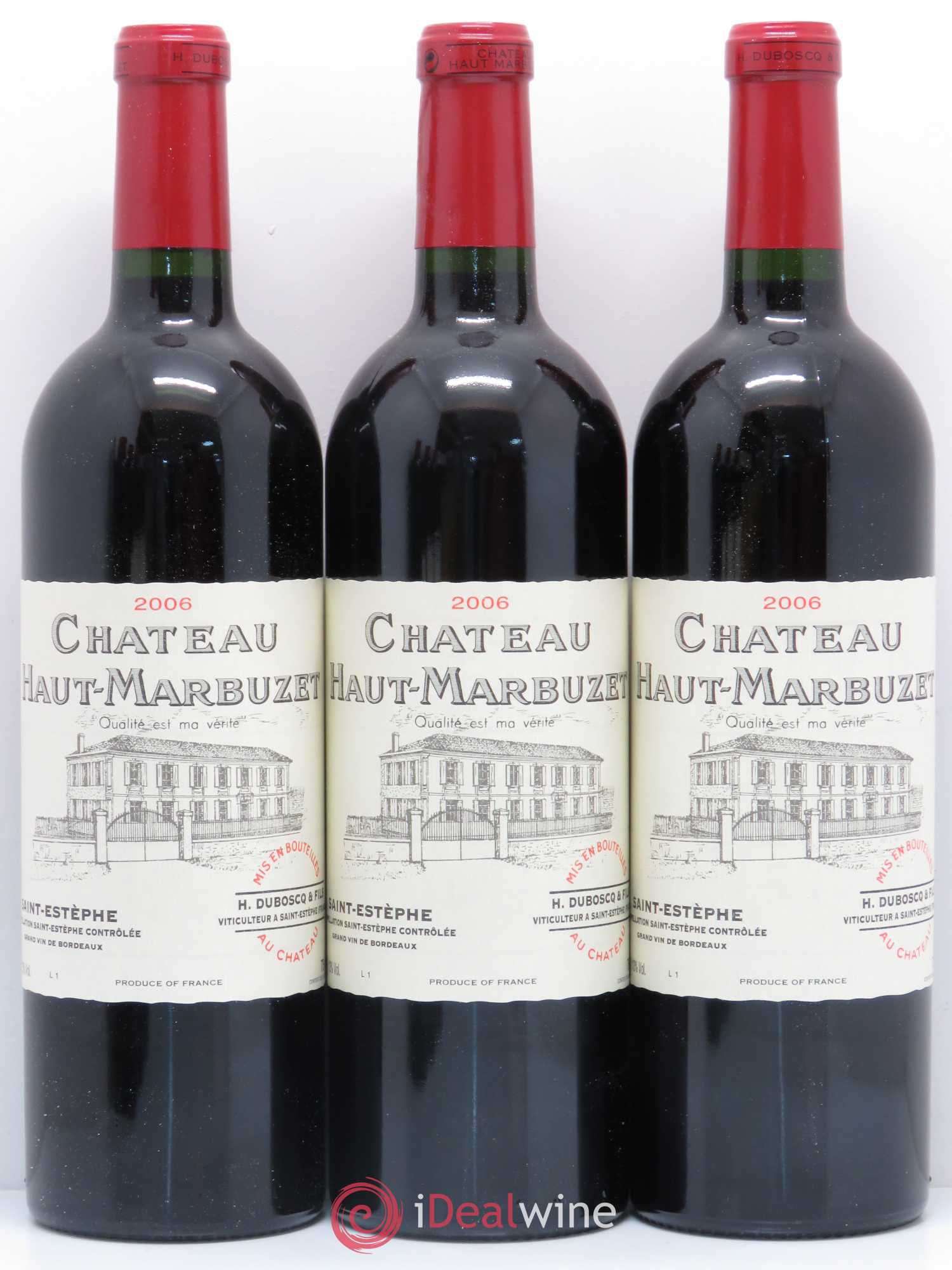 Château Haut Marbuzet 2006 - Lot de 12 bouteilles - 1