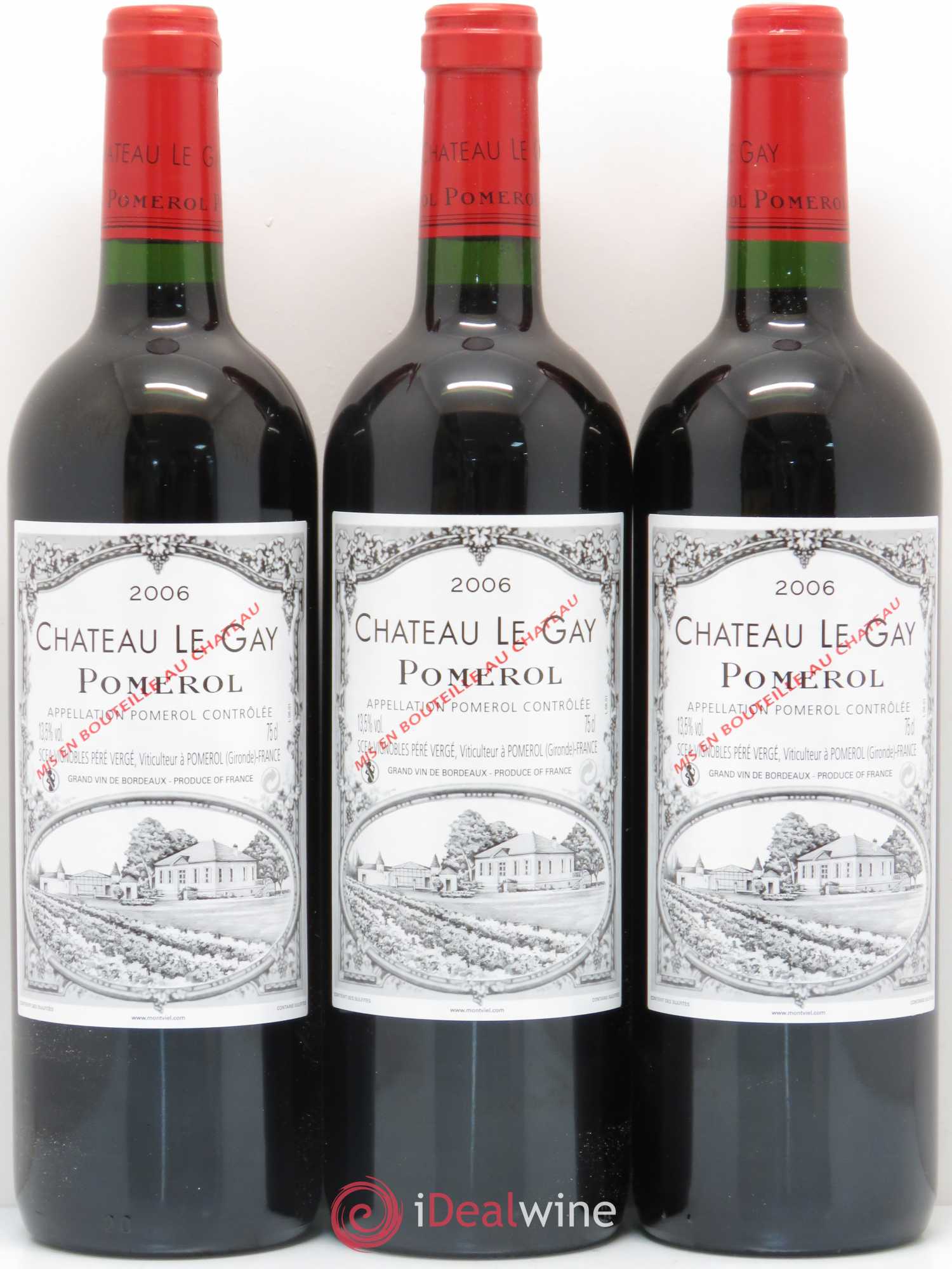 Château Le Gay 2006 - Lot de 3 bouteilles - 0