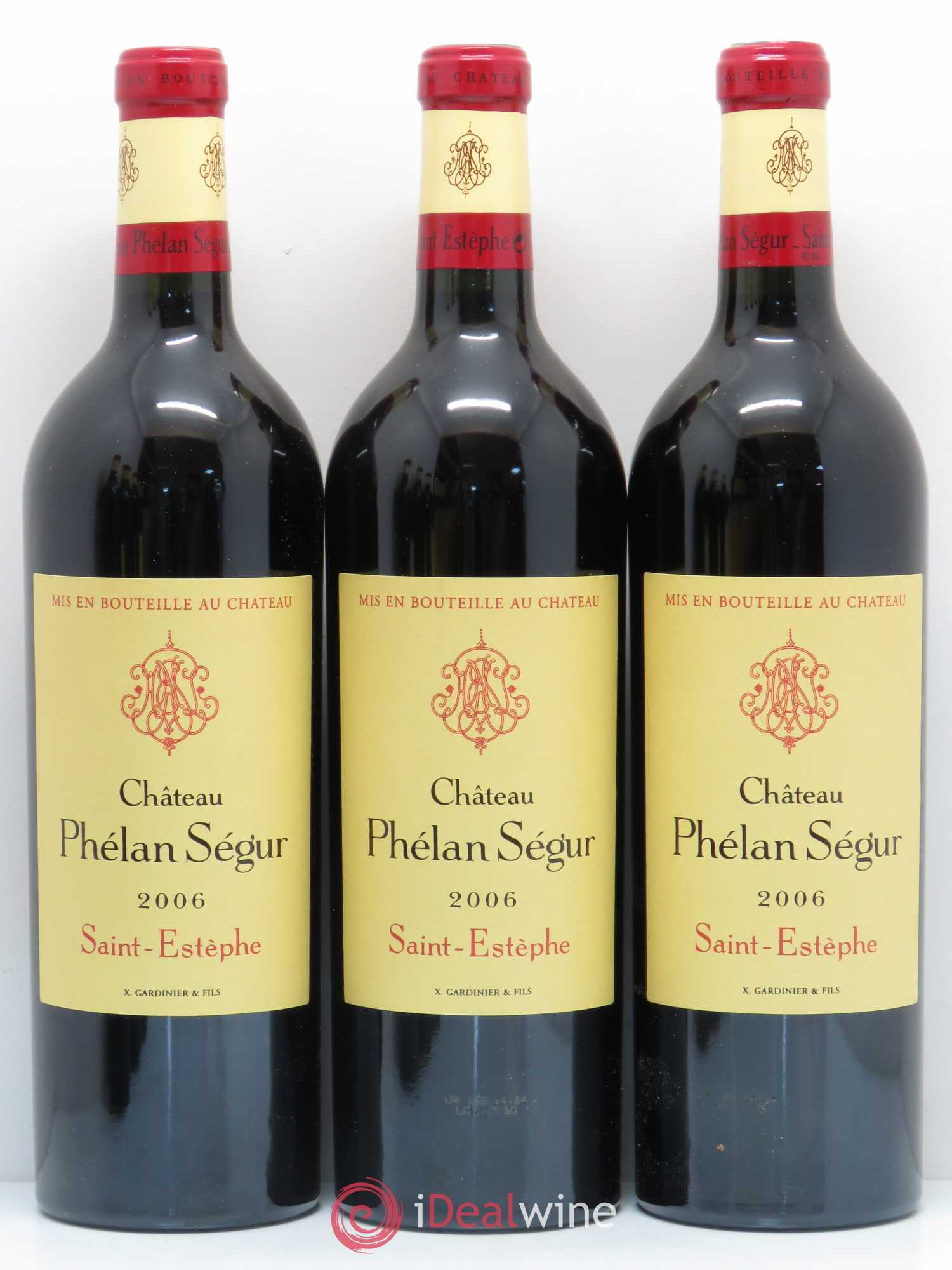 Château Phélan Ségur 2006 - Lot de 12 bouteilles - 1