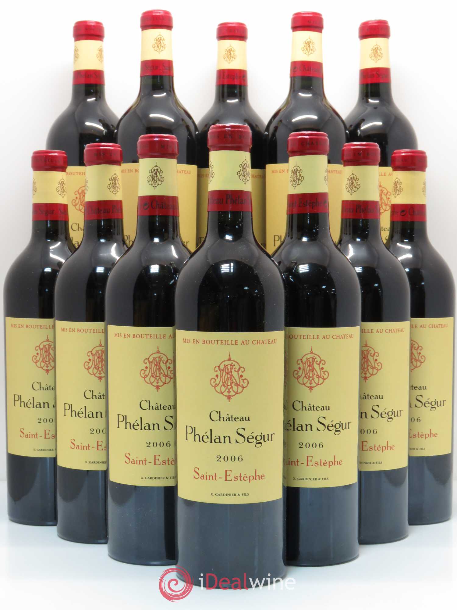 Château Phélan Ségur 2006 - Lot de 12 bouteilles - 0