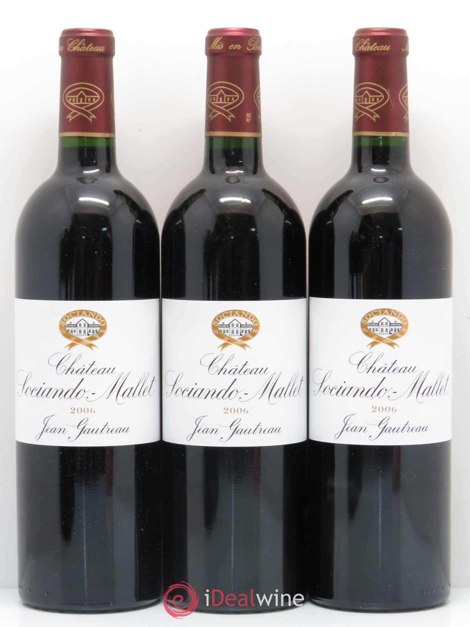 Château Sociando Mallet 2006 - Lot de 12 bouteilles - 1
