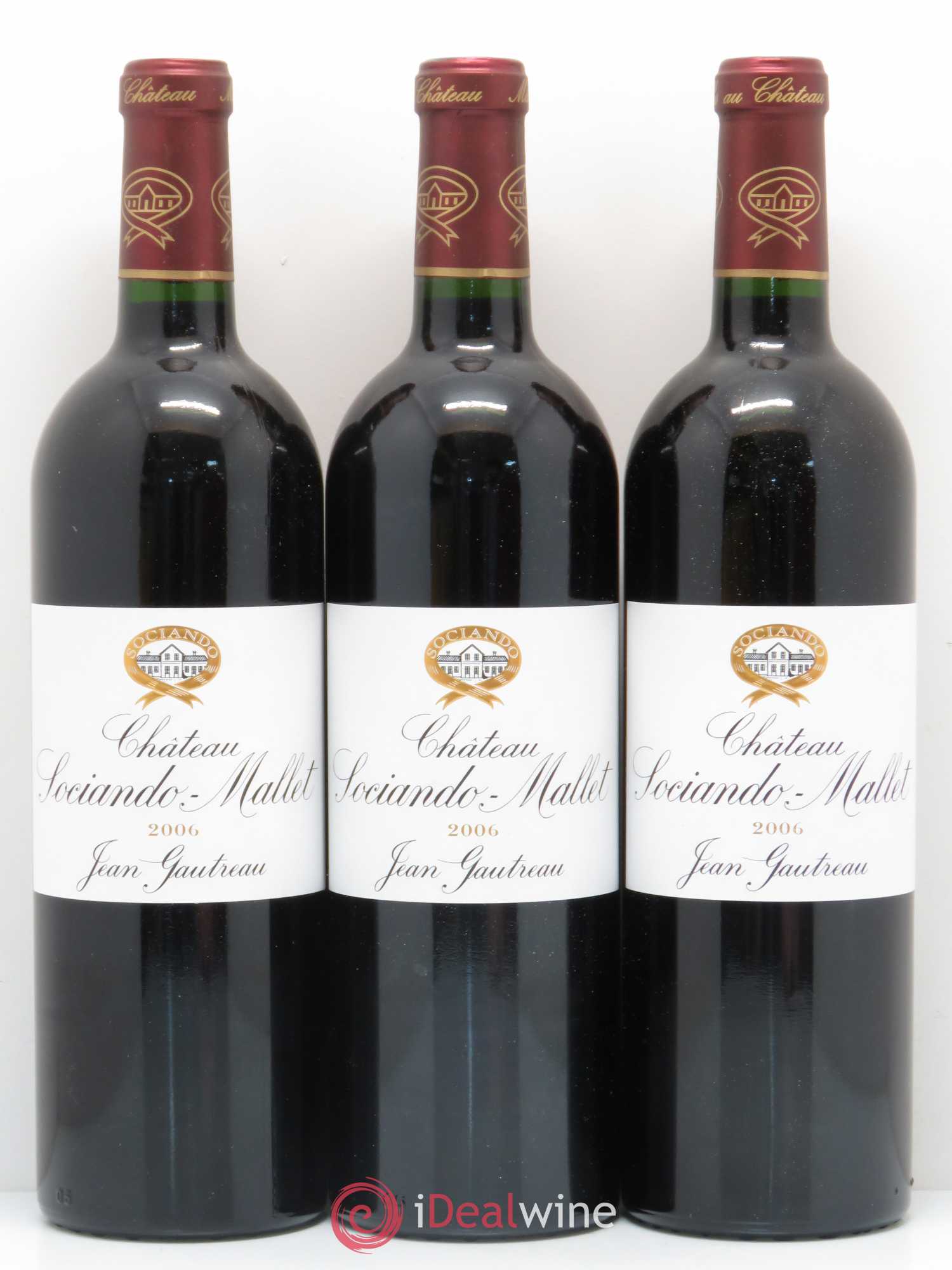 Château Sociando Mallet 2006 - Lot de 12 bouteilles - 2