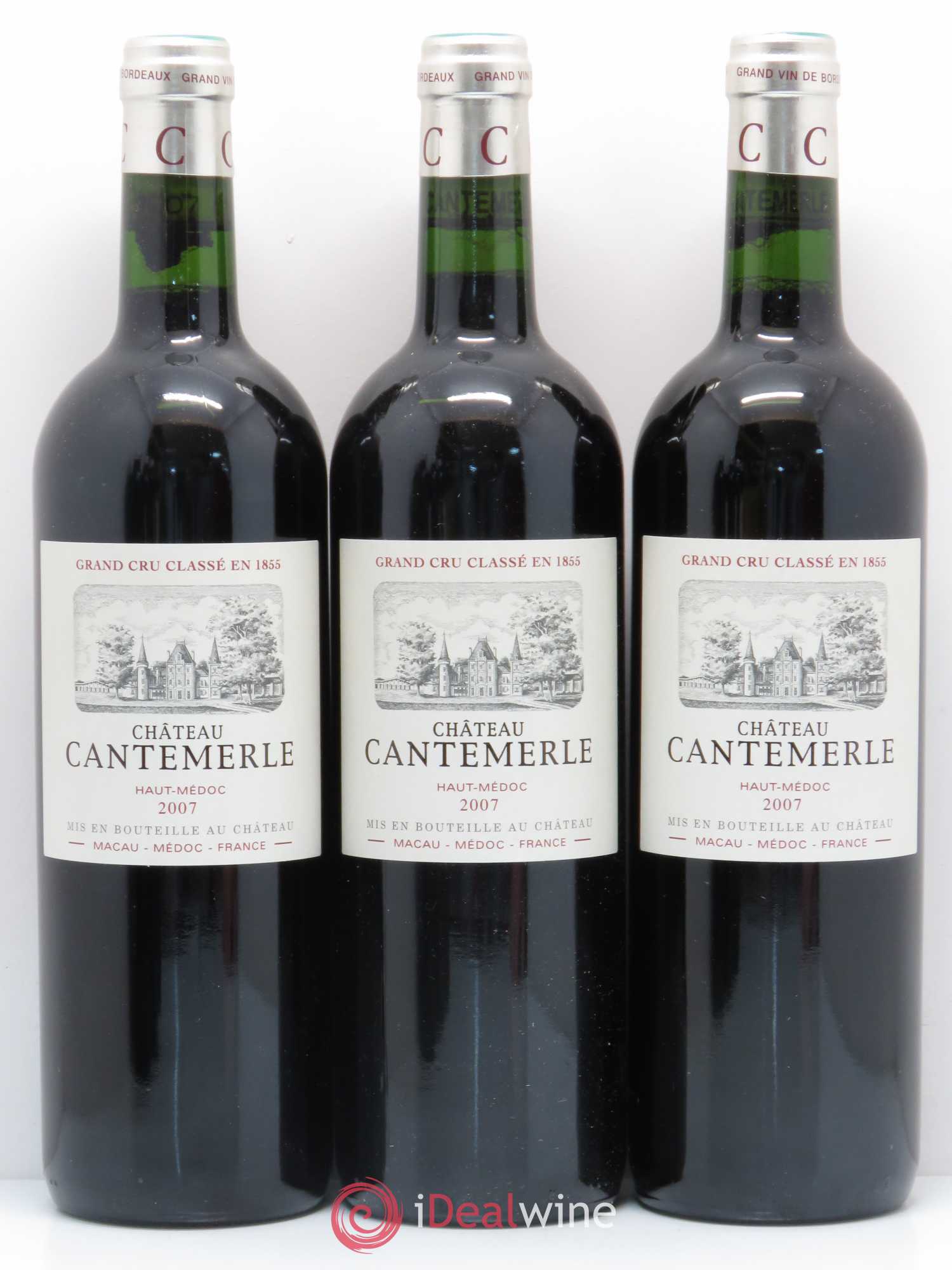 Château Cantemerle 5ème Grand Cru Classé 2007 - Lot de 11 bouteilles - 1