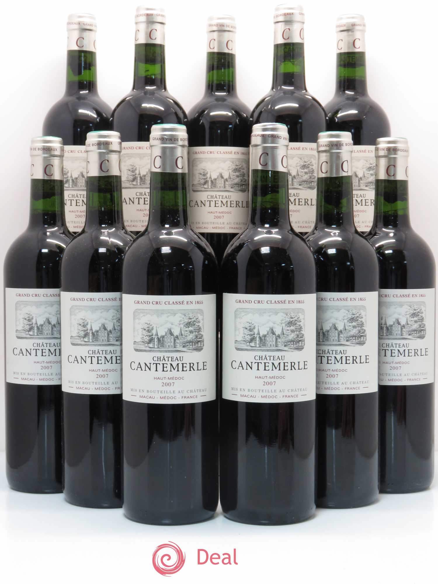 Château Cantemerle 5ème Grand Cru Classé 2007 - Lot de 11 bouteilles - 0