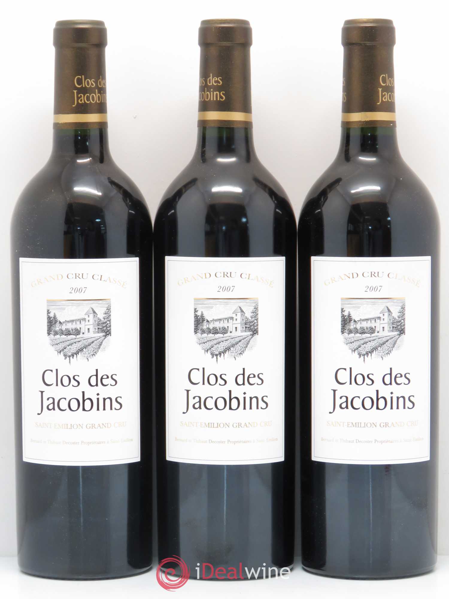 Château Clos des Jacobins Grand Cru Classé 2007 - Lot de 12 bouteilles - 2