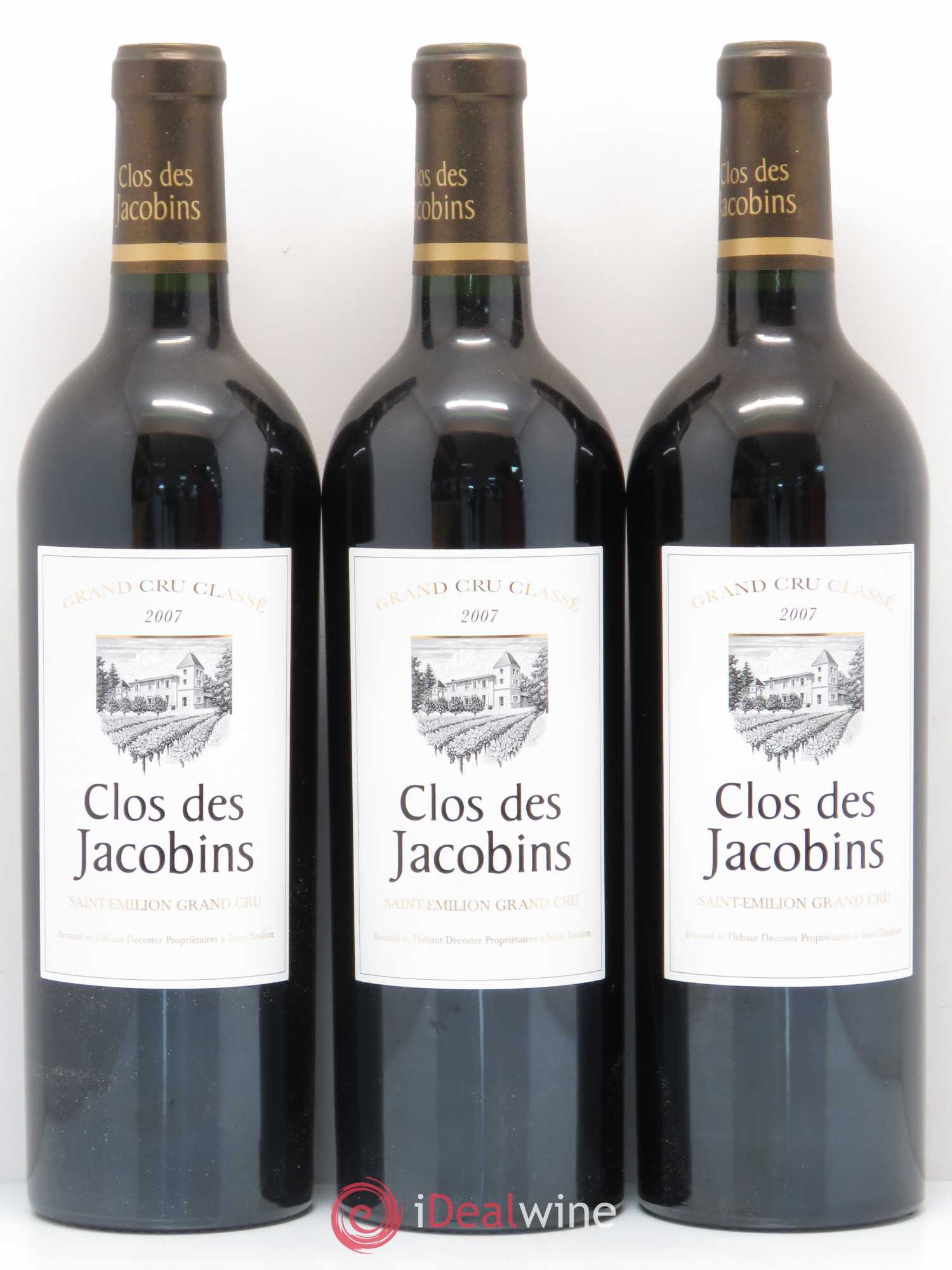Château Clos des Jacobins Grand Cru Classé 2007 - Lot de 12 bouteilles - 3