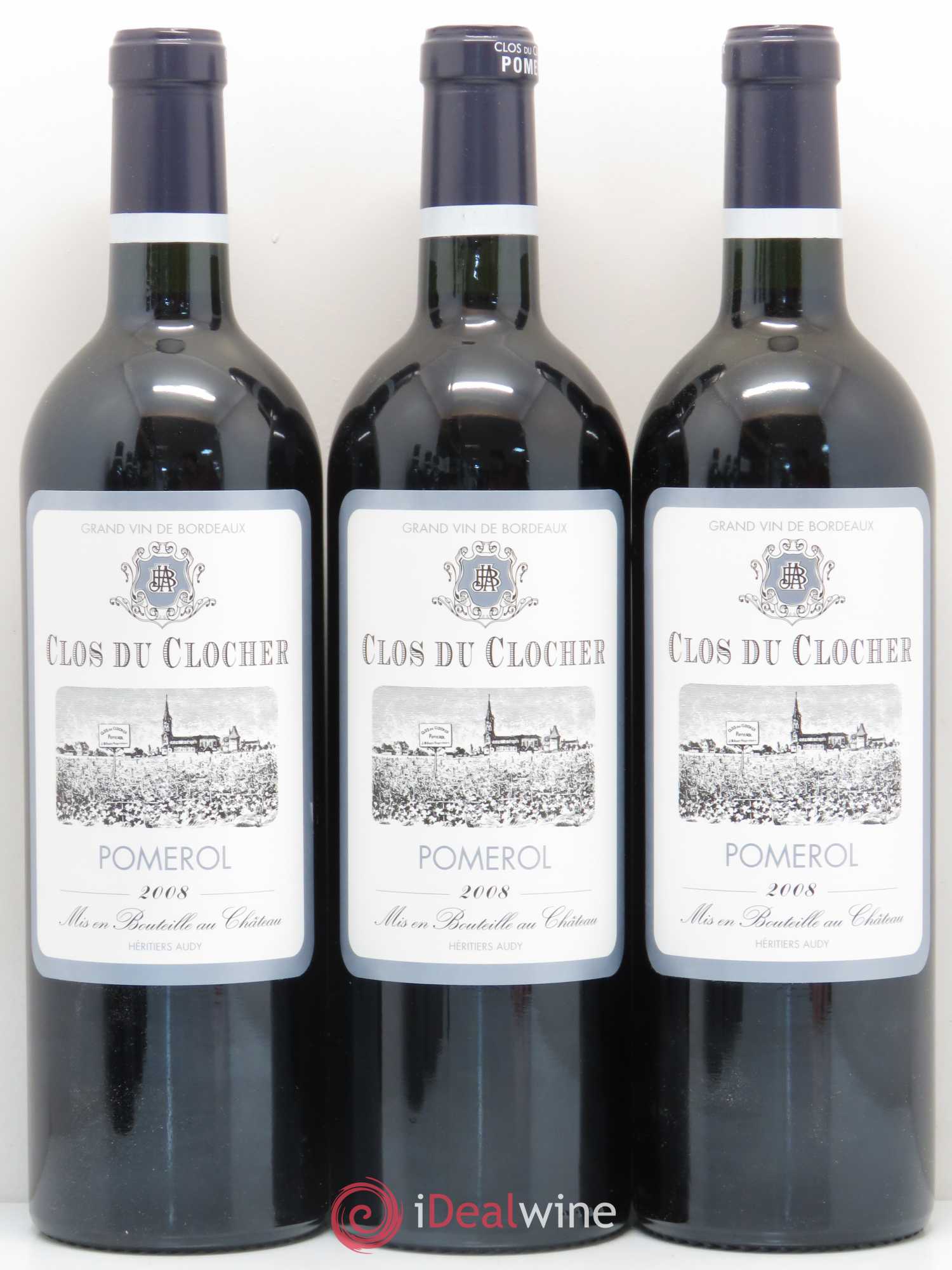 Clos du Clocher 2008 - Lot de 12 bouteilles - 1